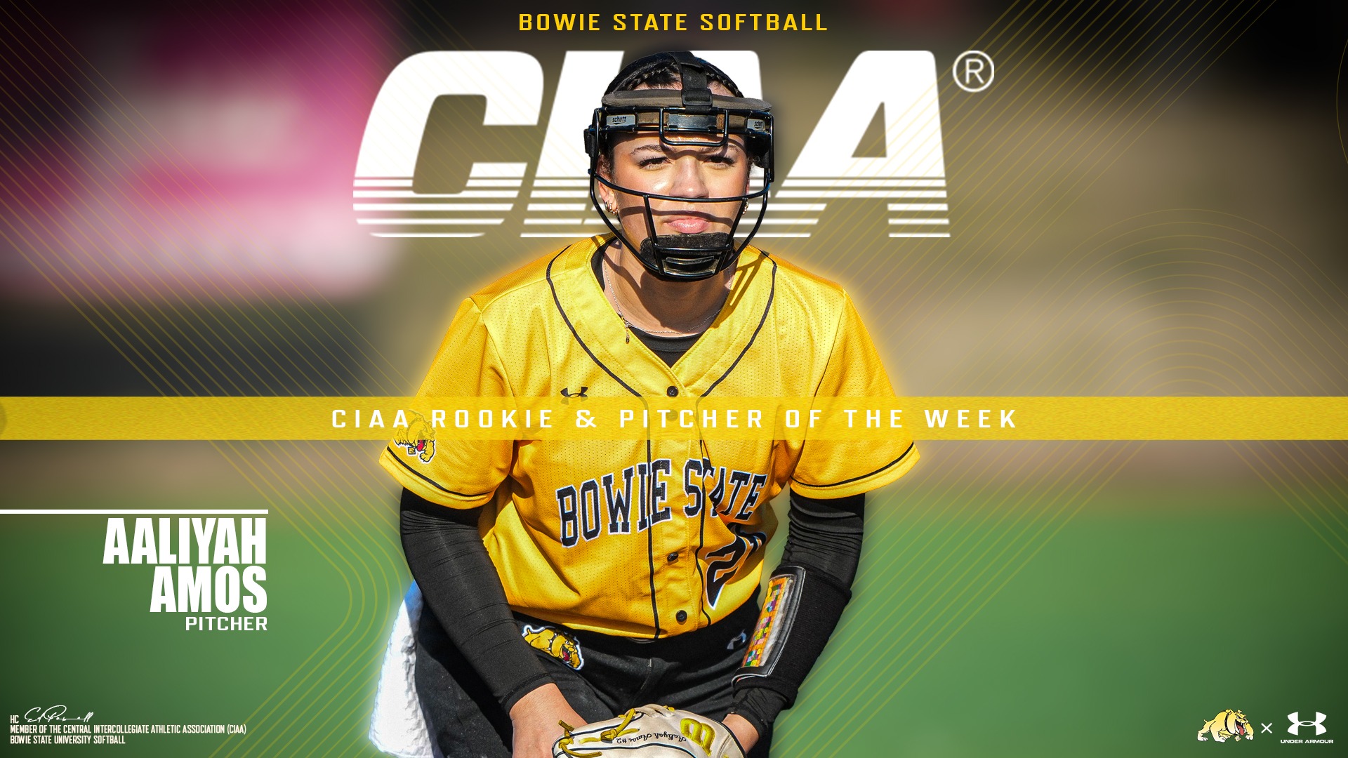 Aaliyah Amos Rookie & Pitcher Of the Week