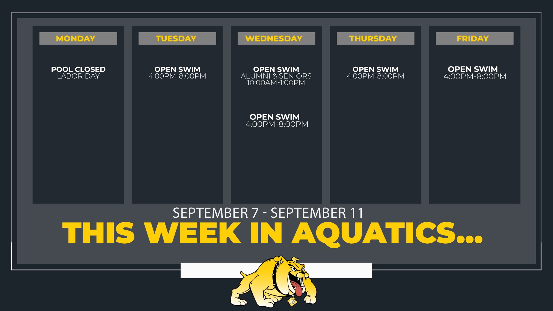 Aquatics Sep7-11