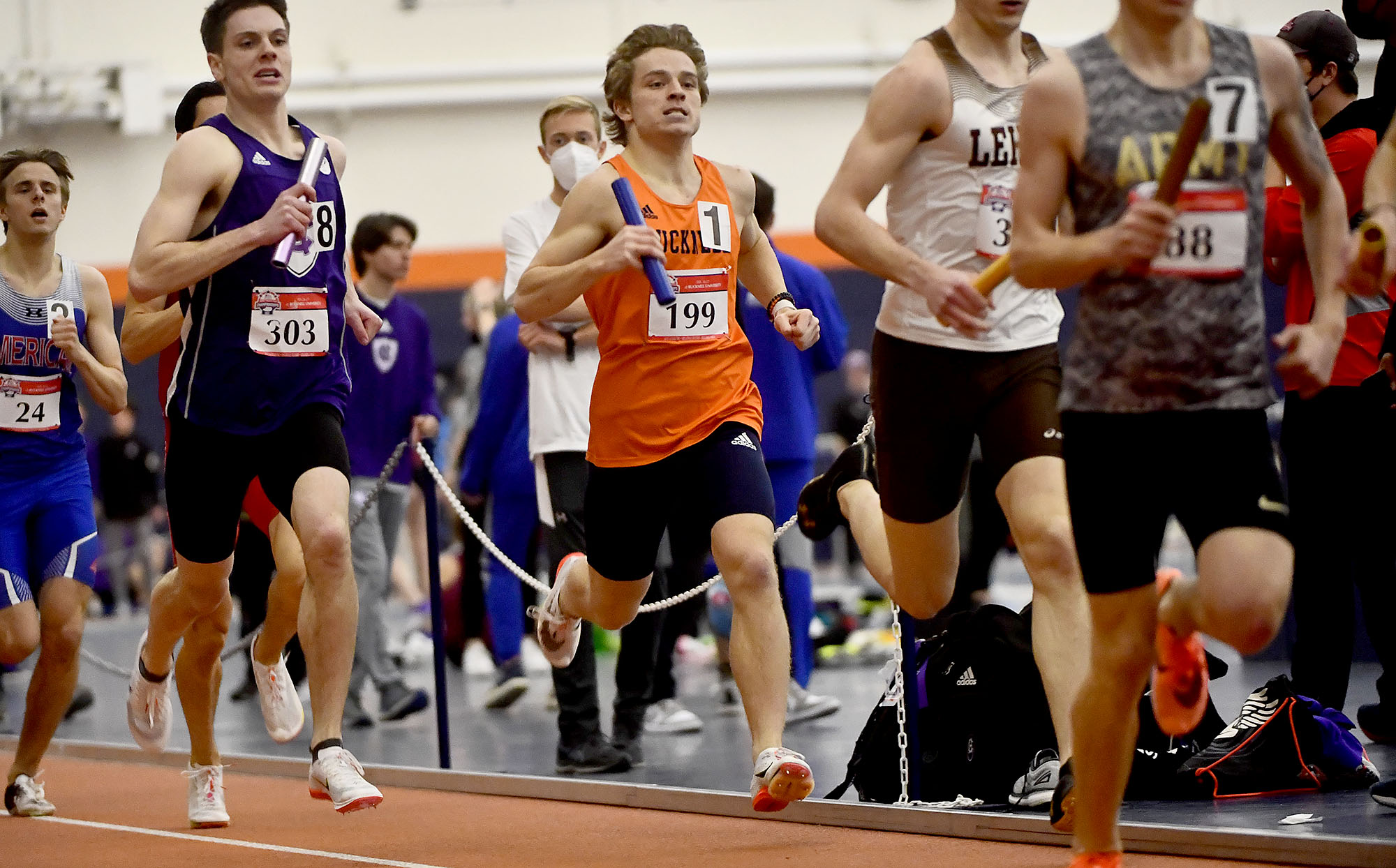 Men’s Track & Field in Fourth After Day One at Patriot League