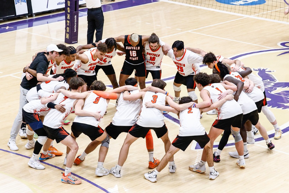 MVB team huddle