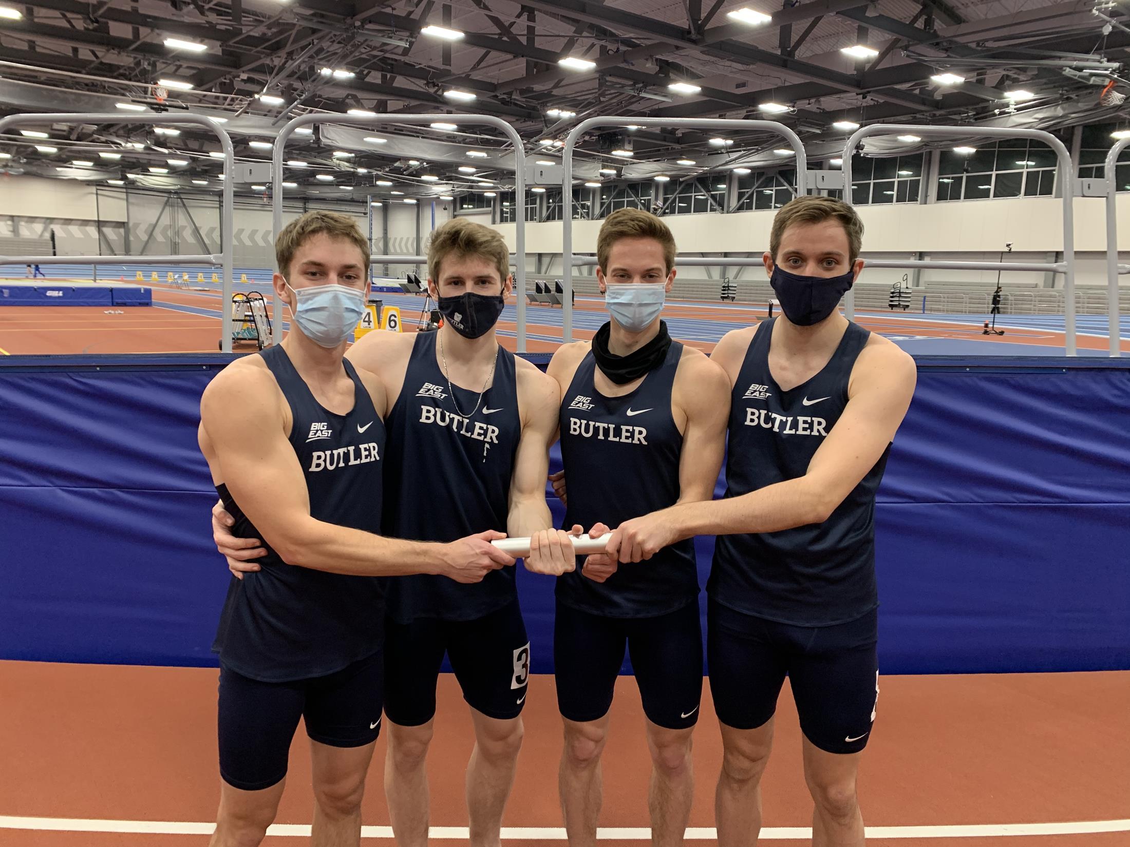 Men’s 4x400Relay Sets New Record at BIG EAST Triangular Butler