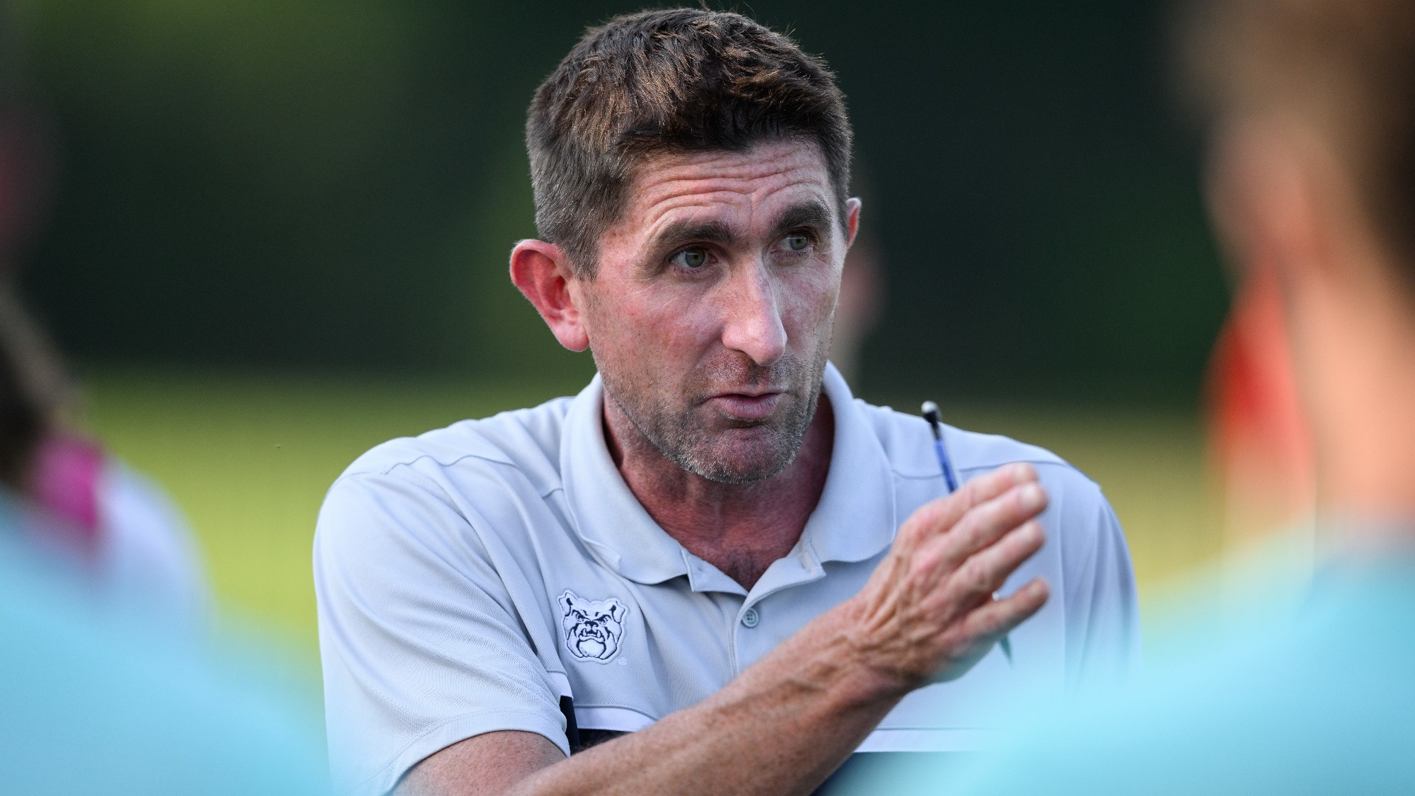 during the Butler Bulldogs vs Marian Knights men’s soccer exhibition match on the Butler University campus. 20220811