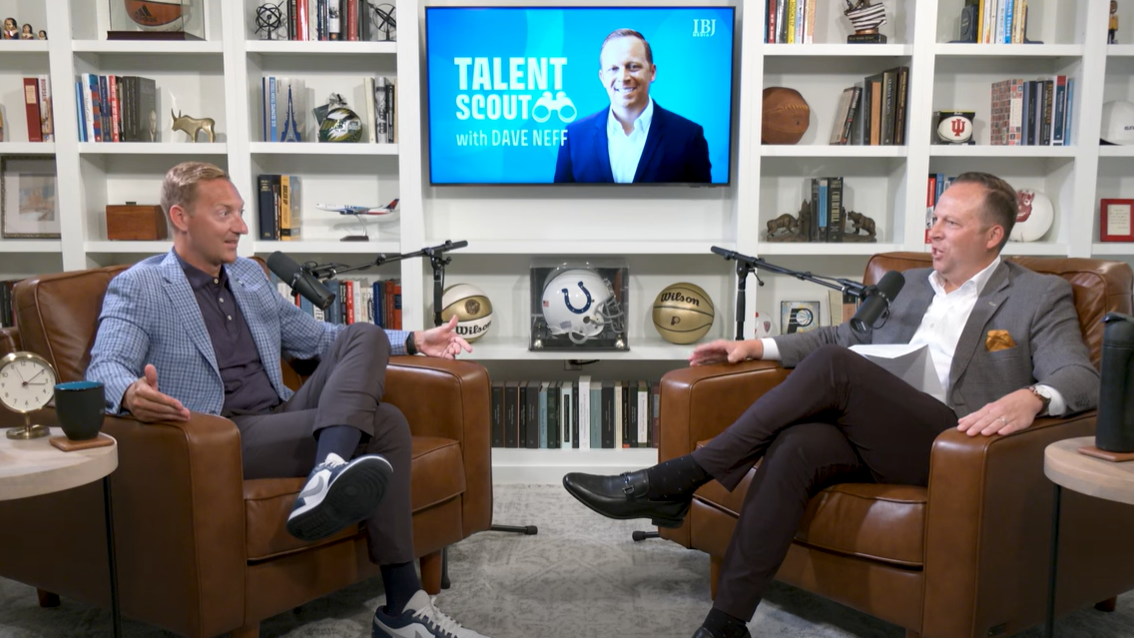 Grant Leiendecker with Dave Neff - IBJ