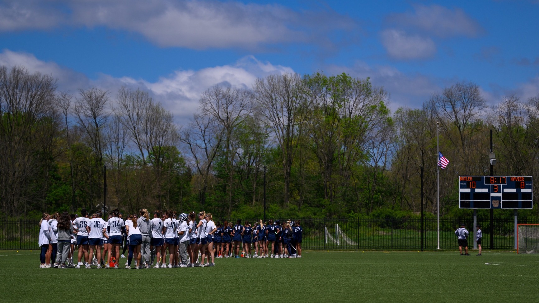 Butler W Lacrosse Team Photo 2 vs Xavier 4-26-25