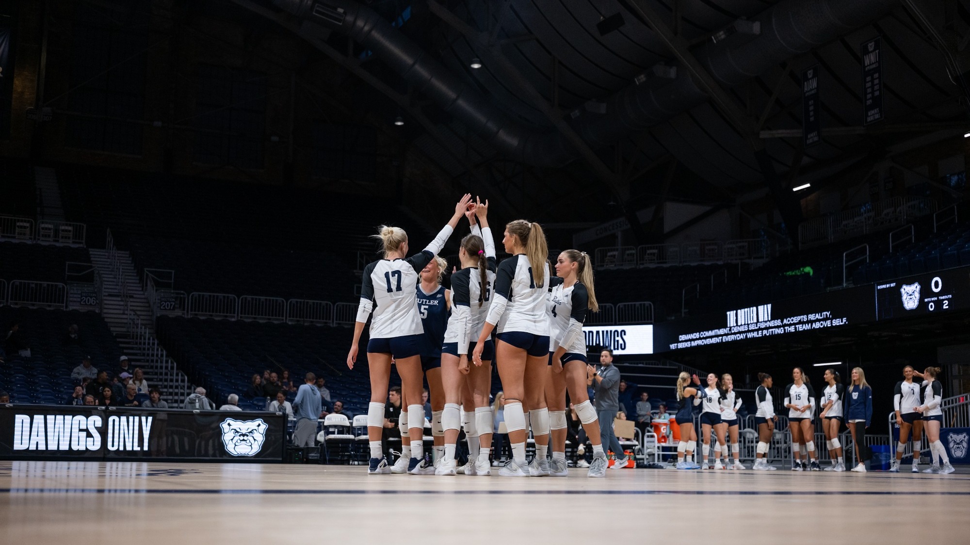 Butler Defeated UConn in Three Sets   