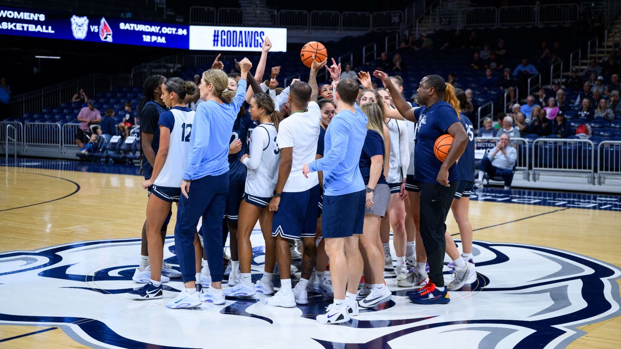 Team huddle - Tip-Off Party