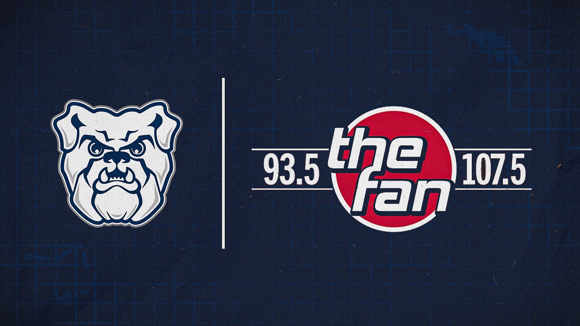 Butler - 107.5 The Fan - Logo Lockup - 16x9 Graphic