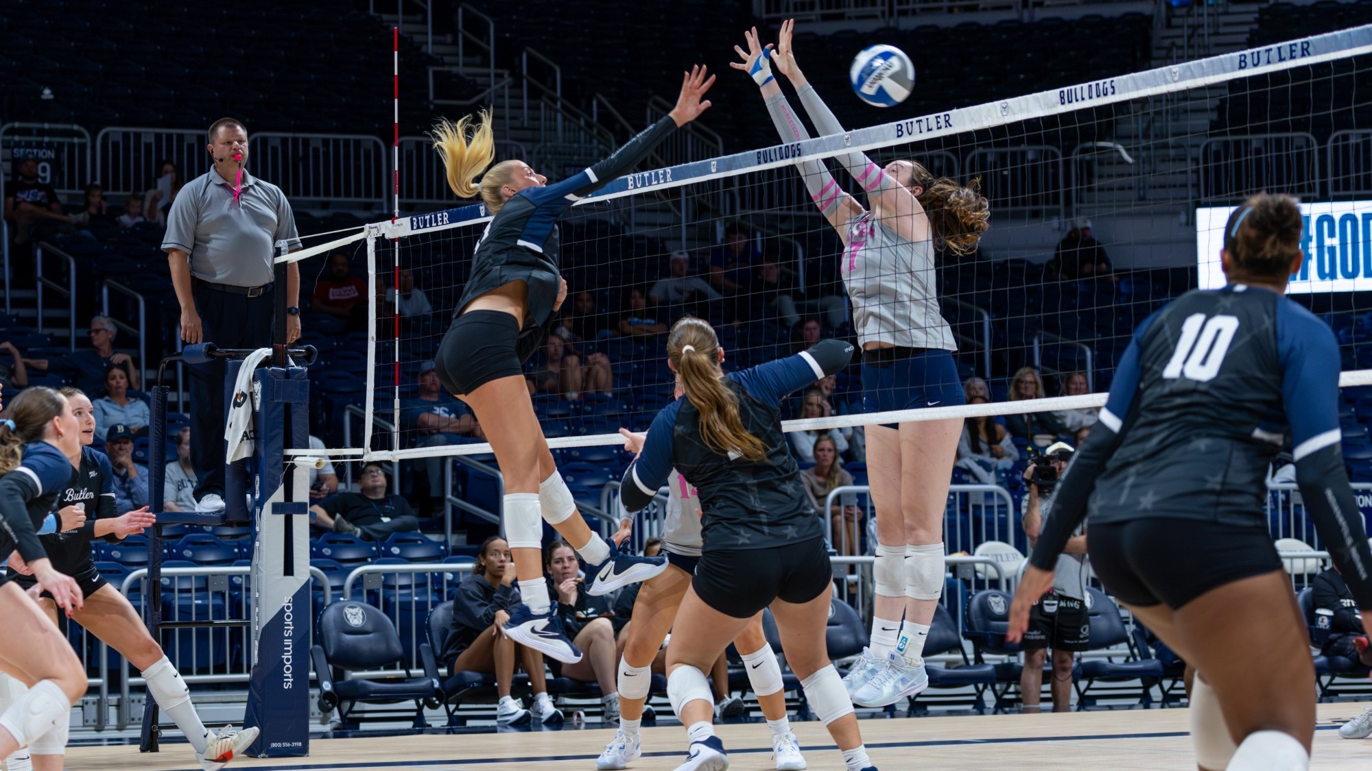 Bulldogs Fall in Three Sets to Xavier. 