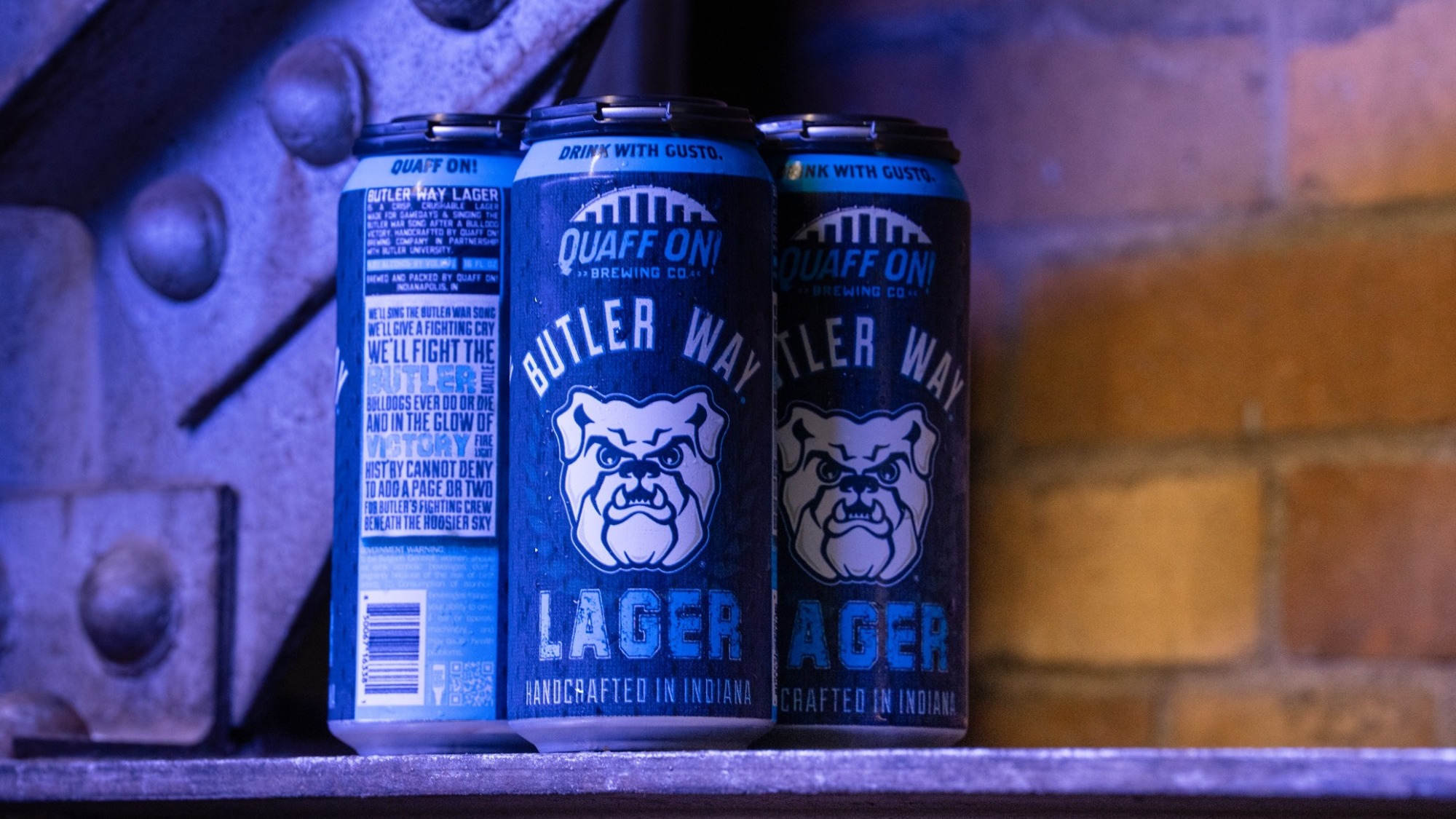 Butler Way Lager Cans at Hinkle