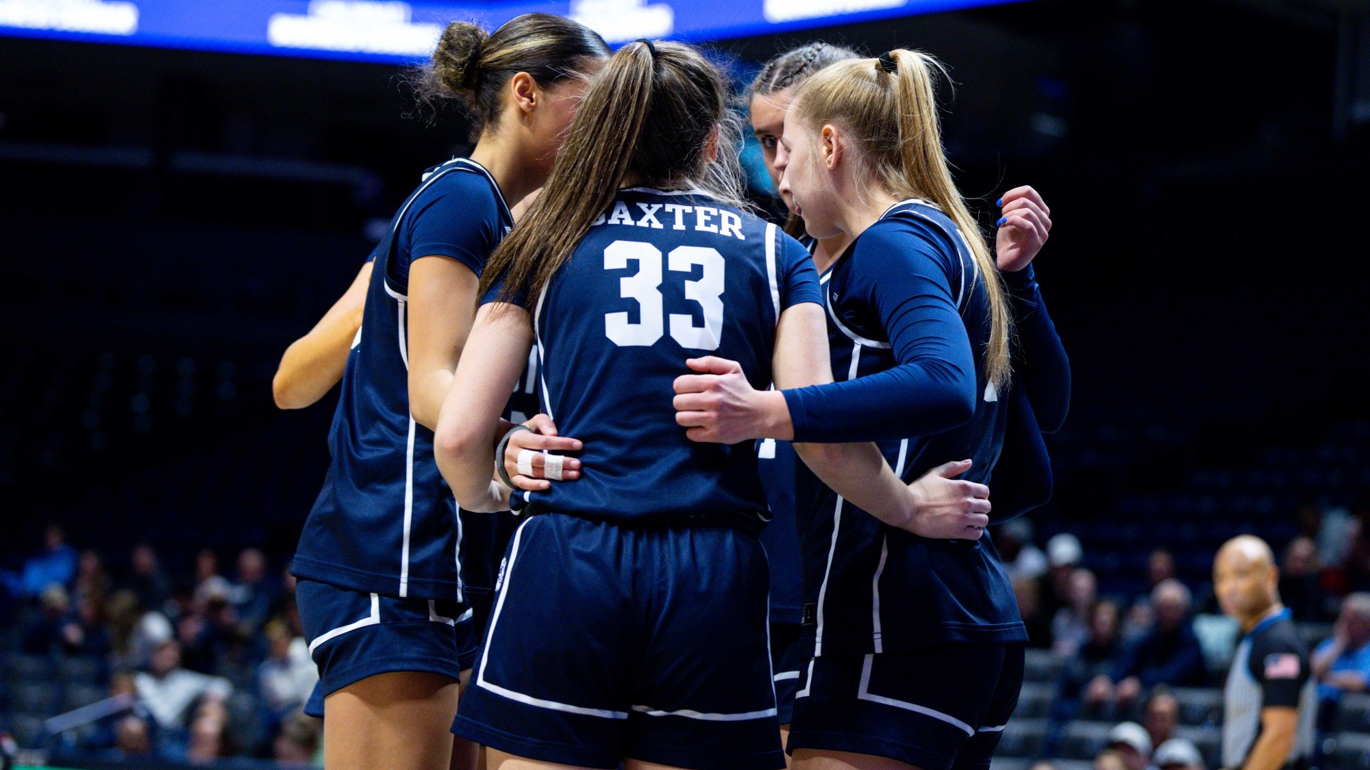Team Huddle at Xavier