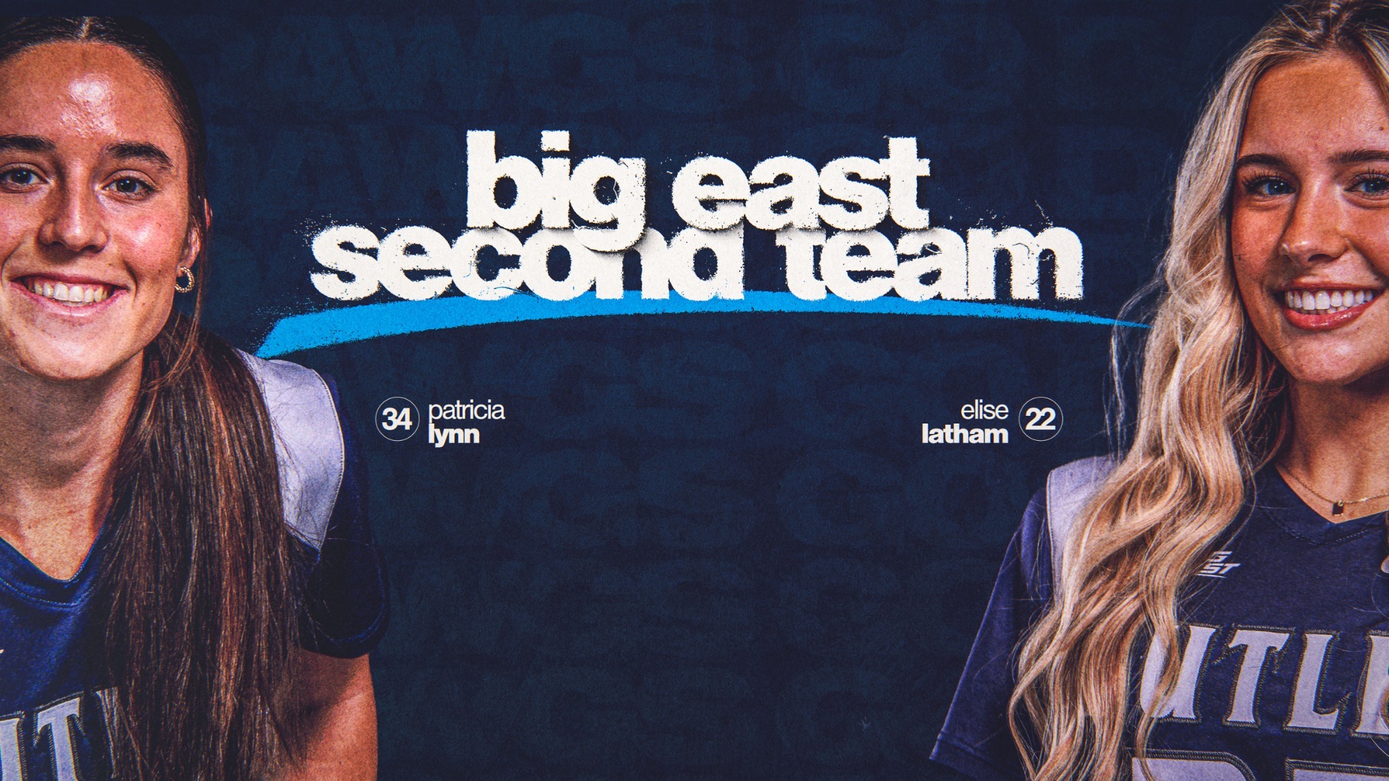 Elise and Patricia All-BIG EAST Second Team