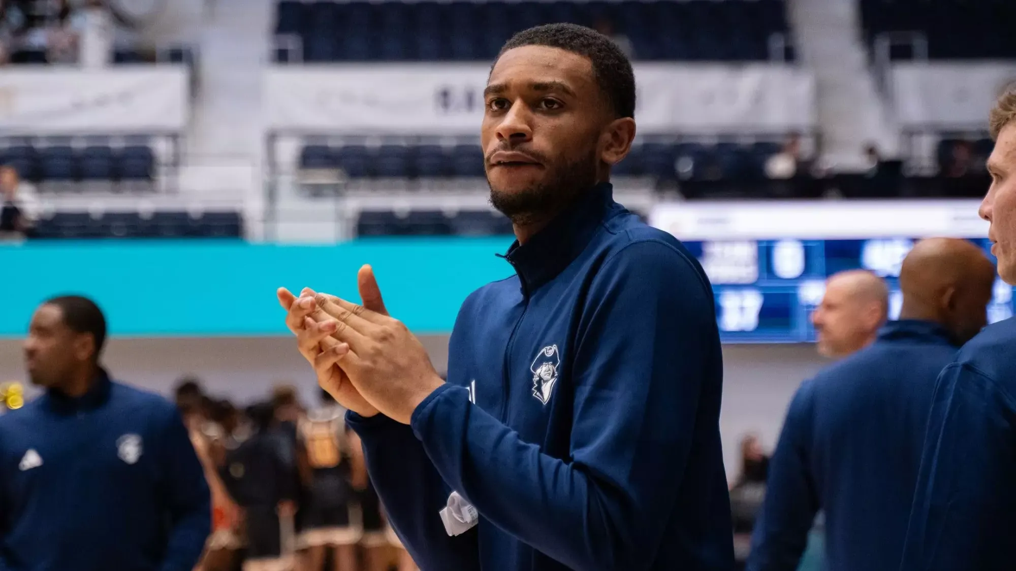 Aaron Thompson - George Washington Coaching Photos