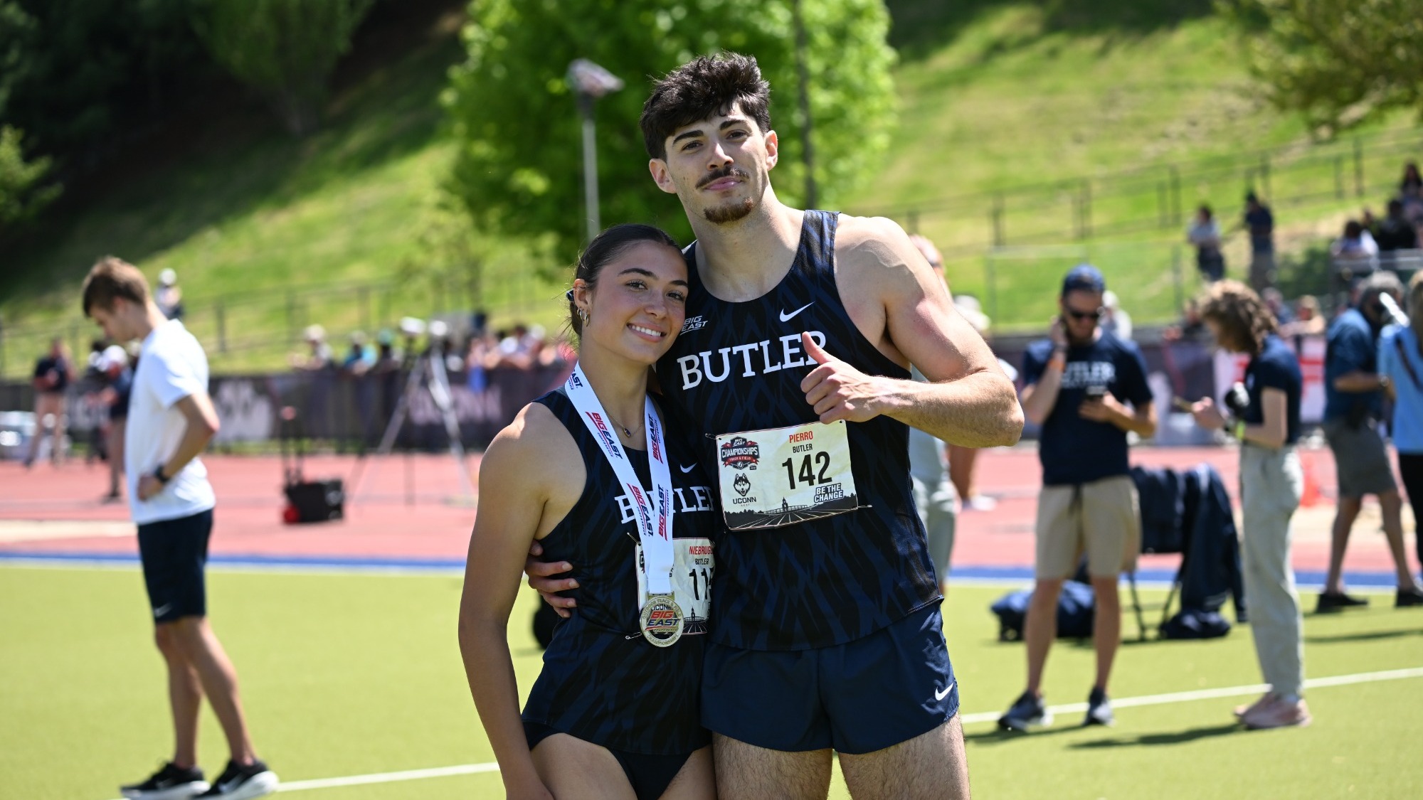 Joe Pierro and Anna Niebrugge- Day 3 BIG EAST Outdoor Championships