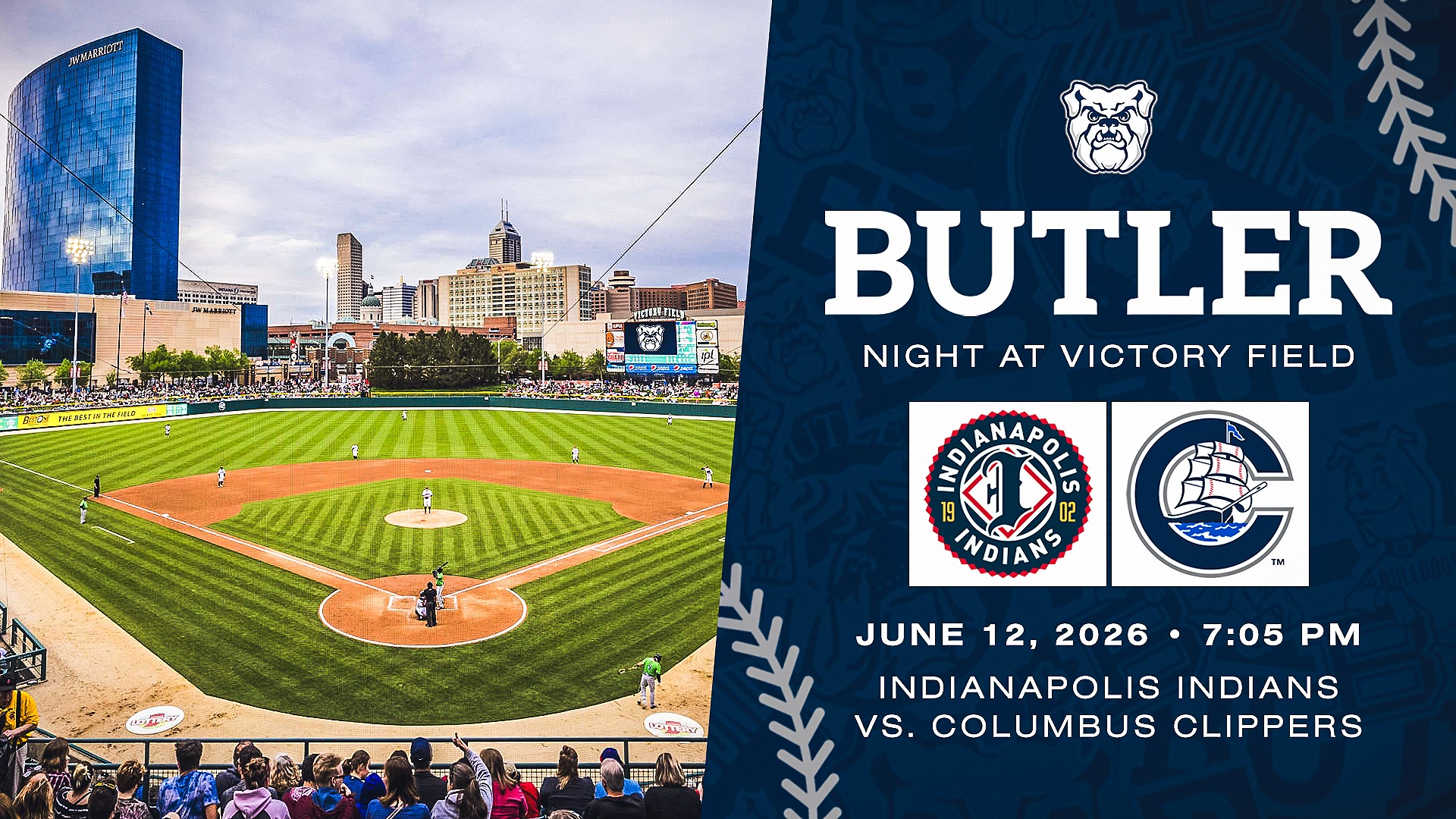 2026 Butler Night at Victory Field - 16x9 Graphic