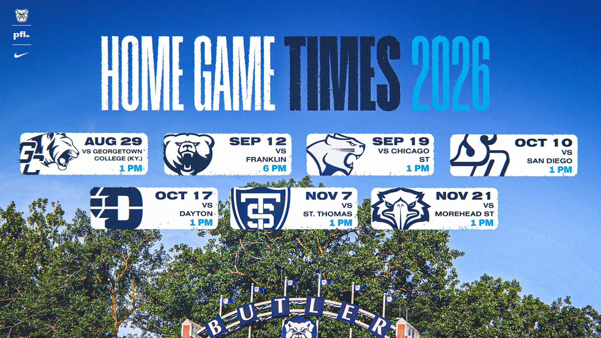 FB Game Times 2026