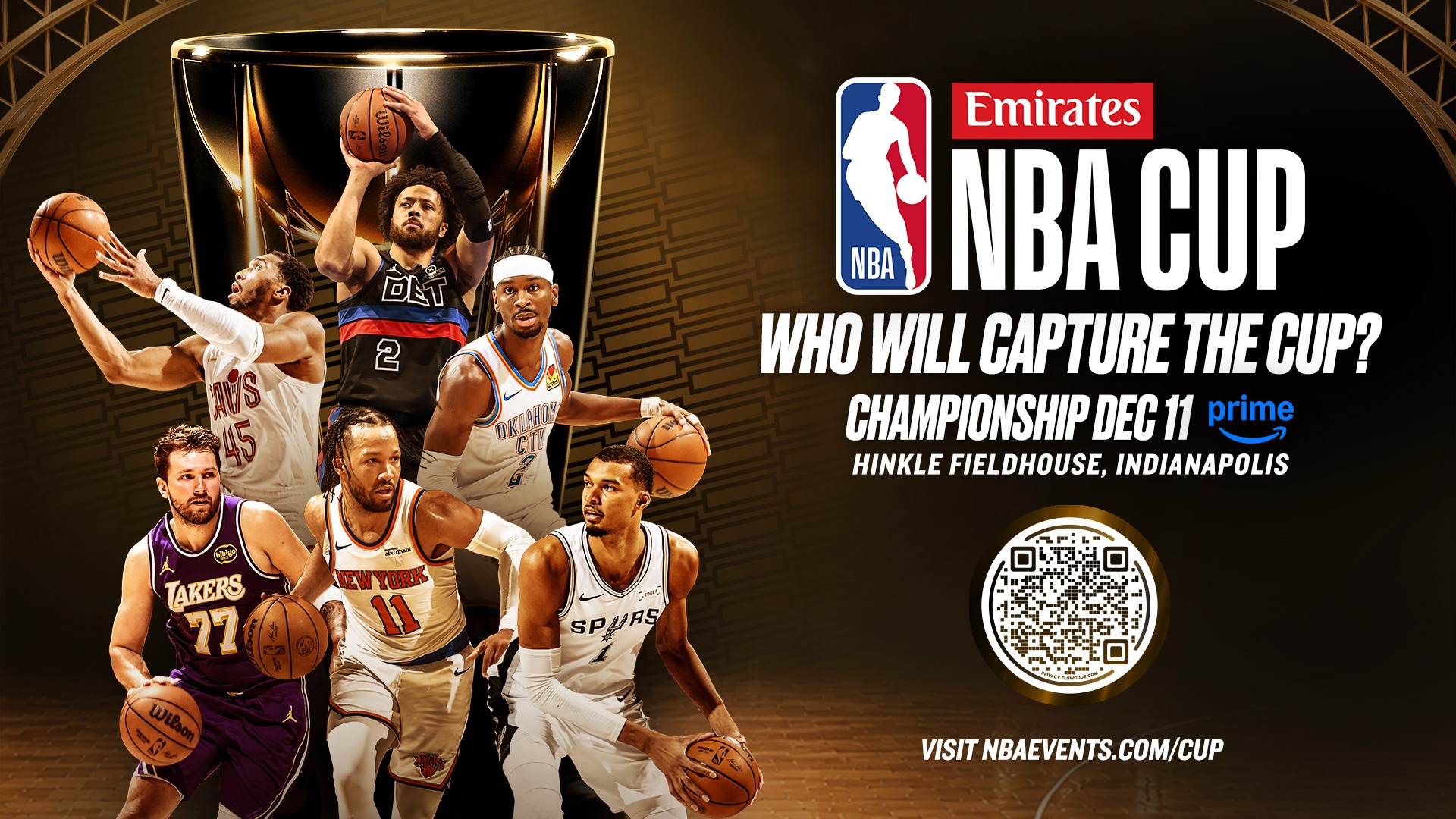 2026 NBA Cup Championship at Hinkle - Graphic 16x9