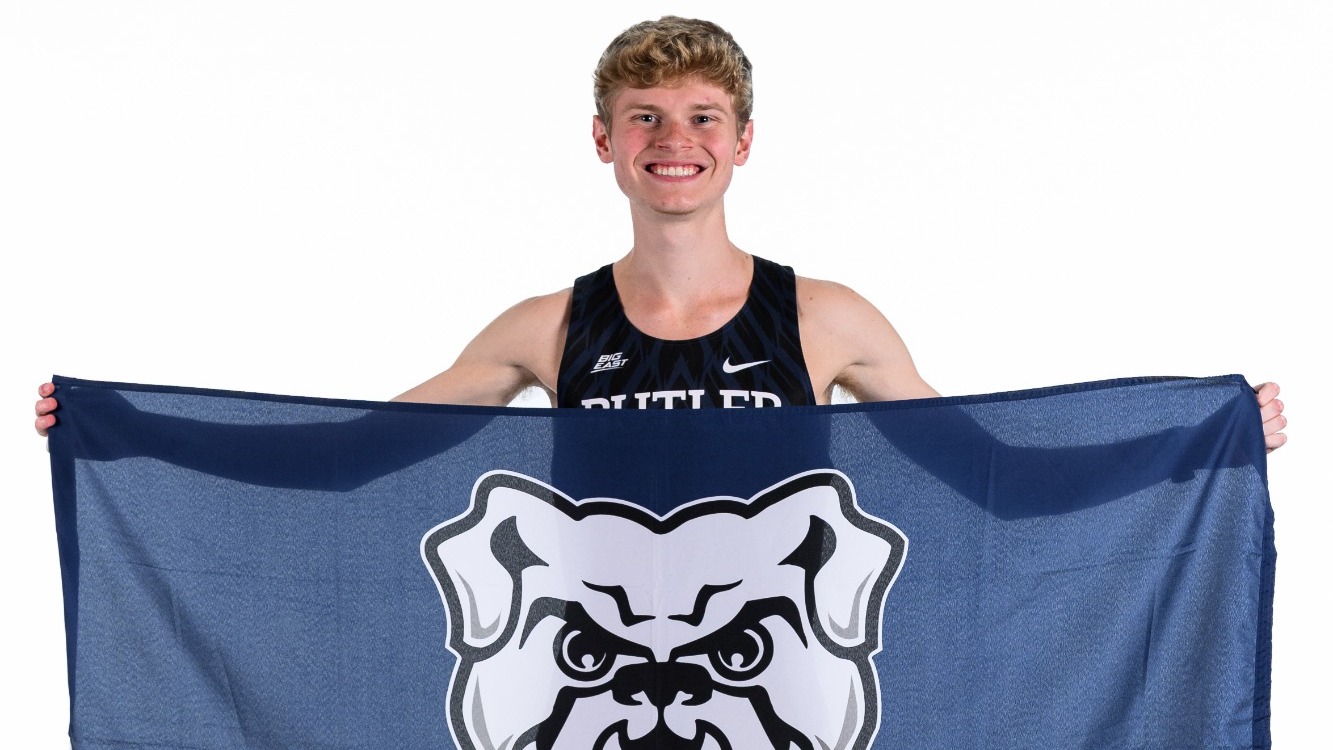 Kyle Grove - 2026 Portrait with Butler Flag