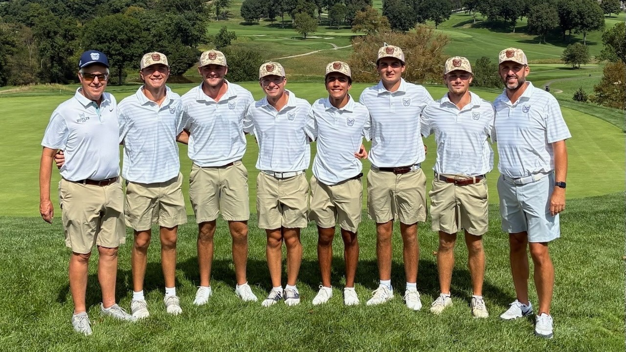 2026 Butler M Golf Team Photo - RedHawk Intercollegiate - Second Place