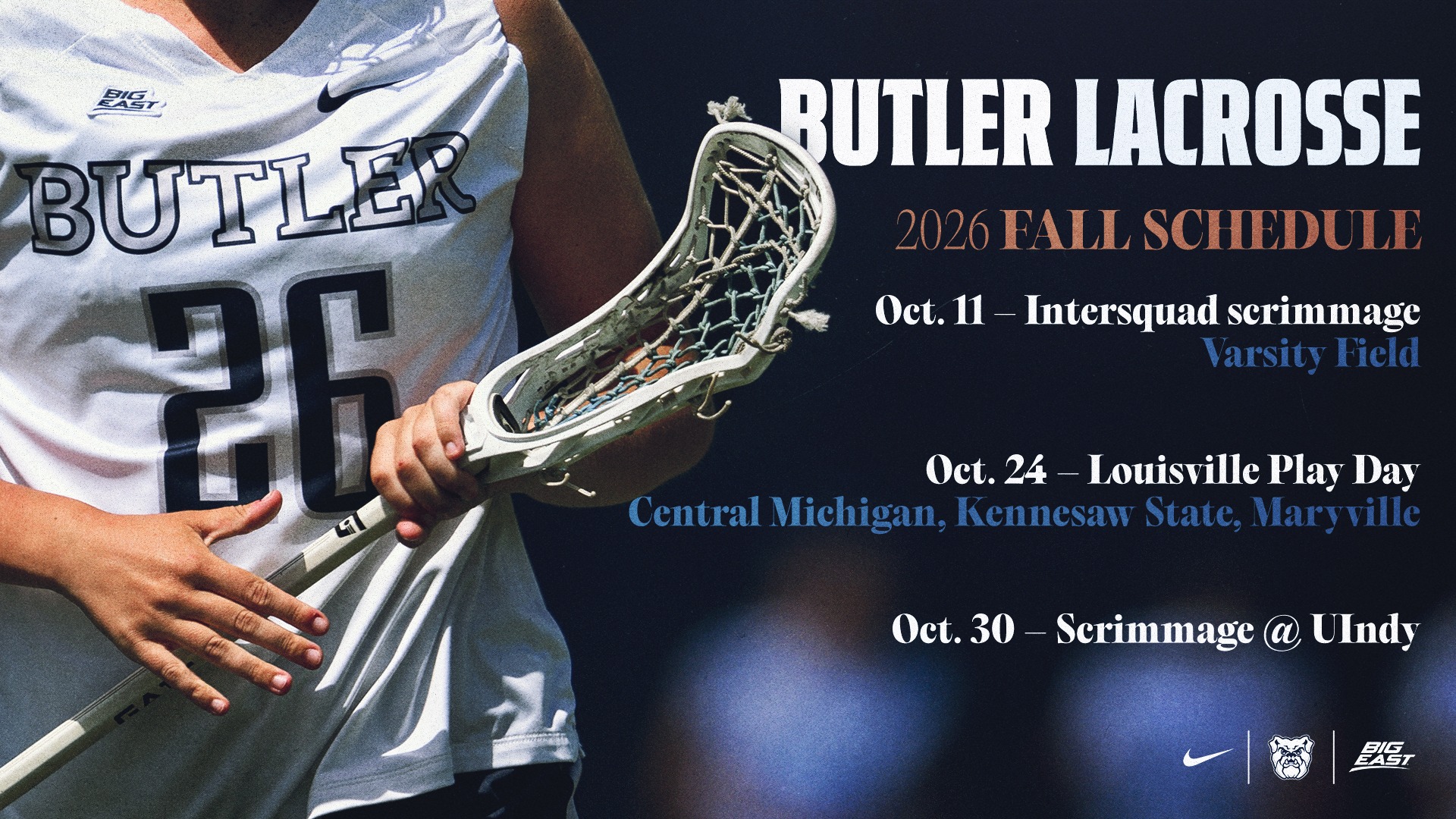 WLAX Fall Schedule Graphic
