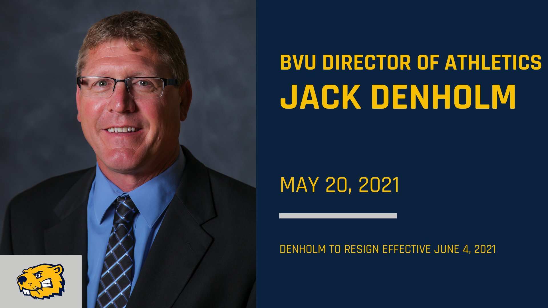 BVU Director of Athletics Jack Denholm to Resign Buena Vista University