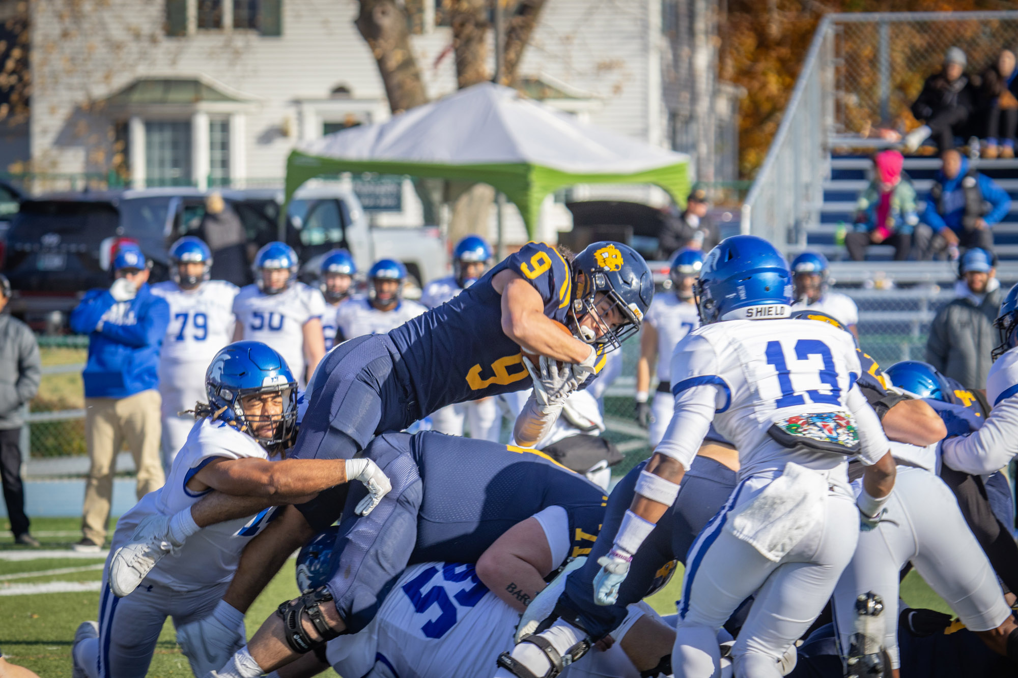 Eman Alaniz, BVU football vs. Dubuque