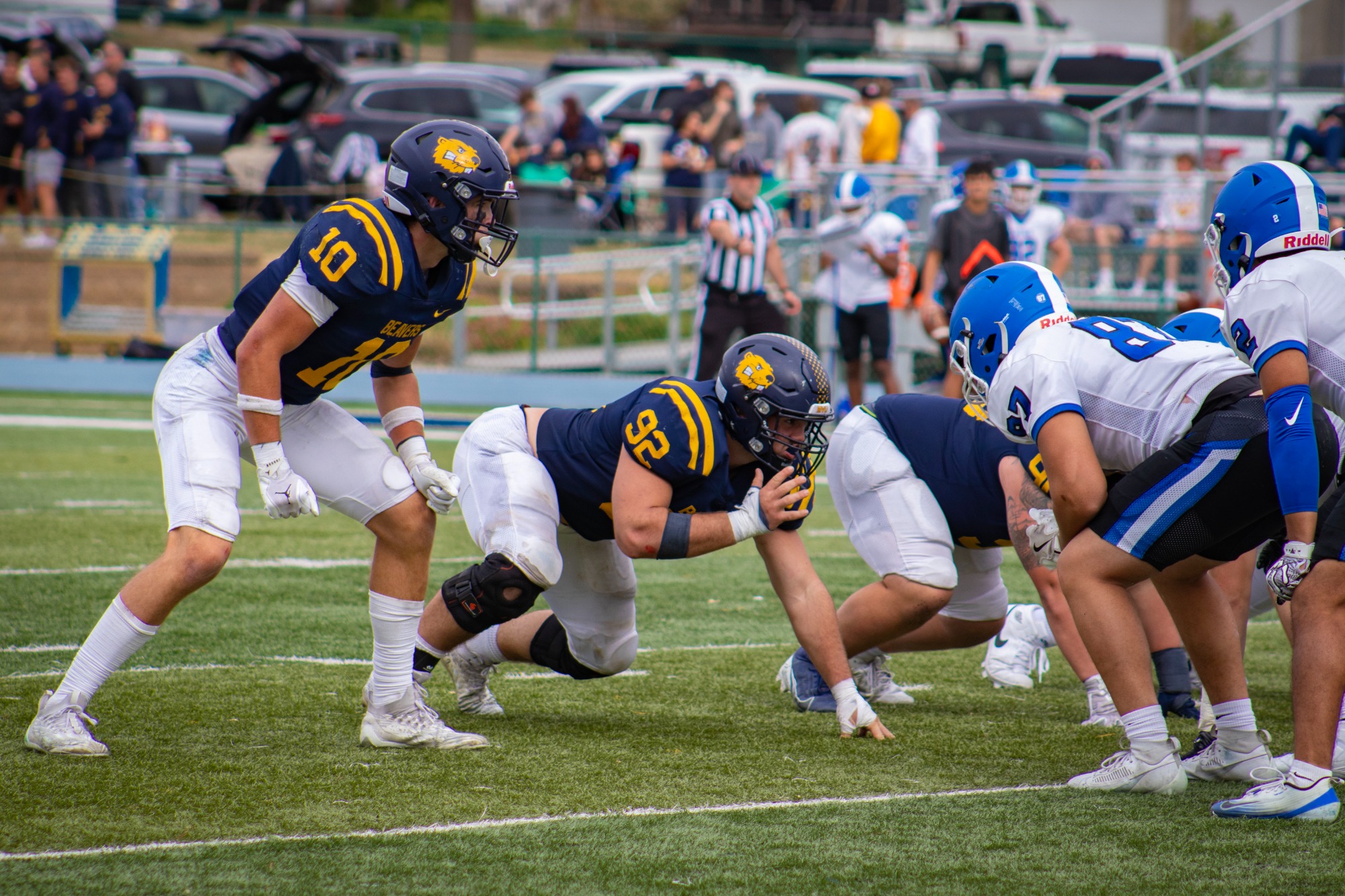 Wyatt Hatcher and Ryan Hosek, BVU football vs. Luther