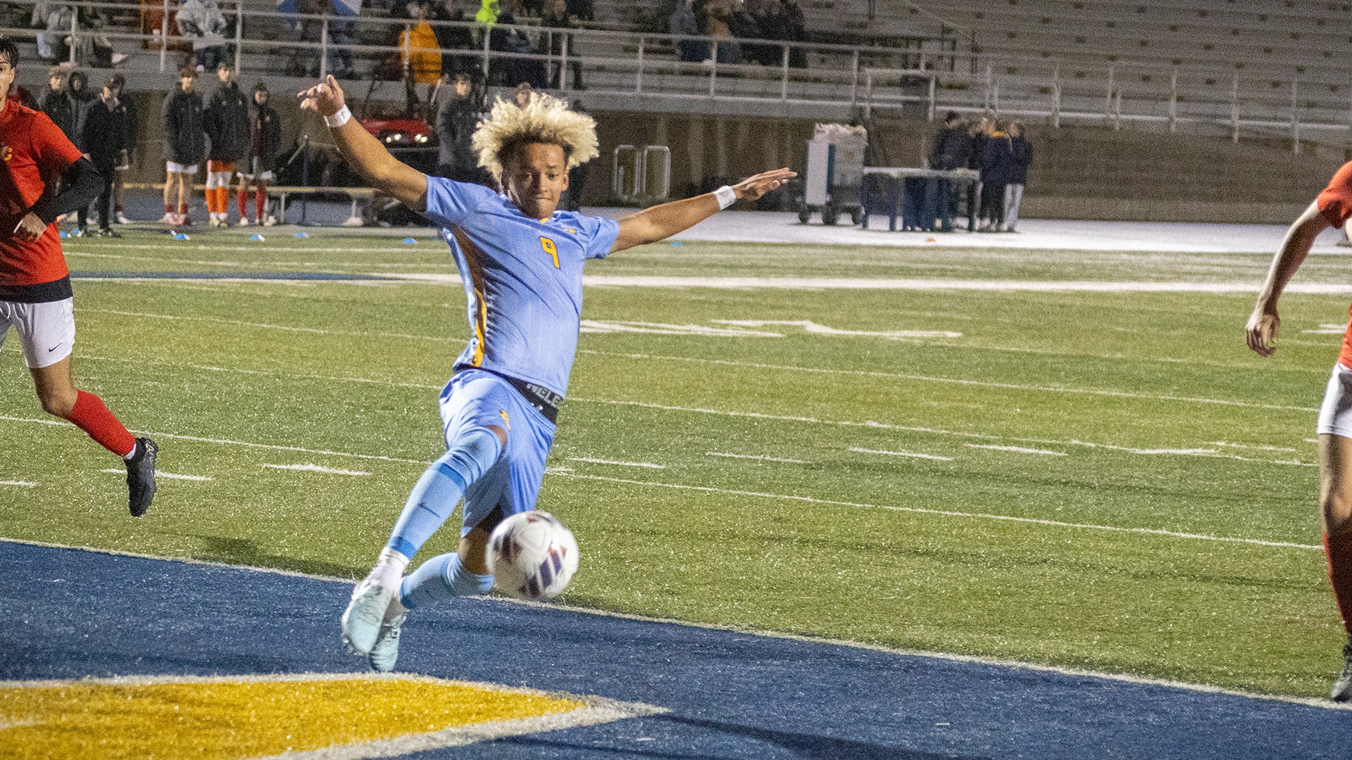 Brayden Schwinck, BVU men's soccer vs. Simpson College