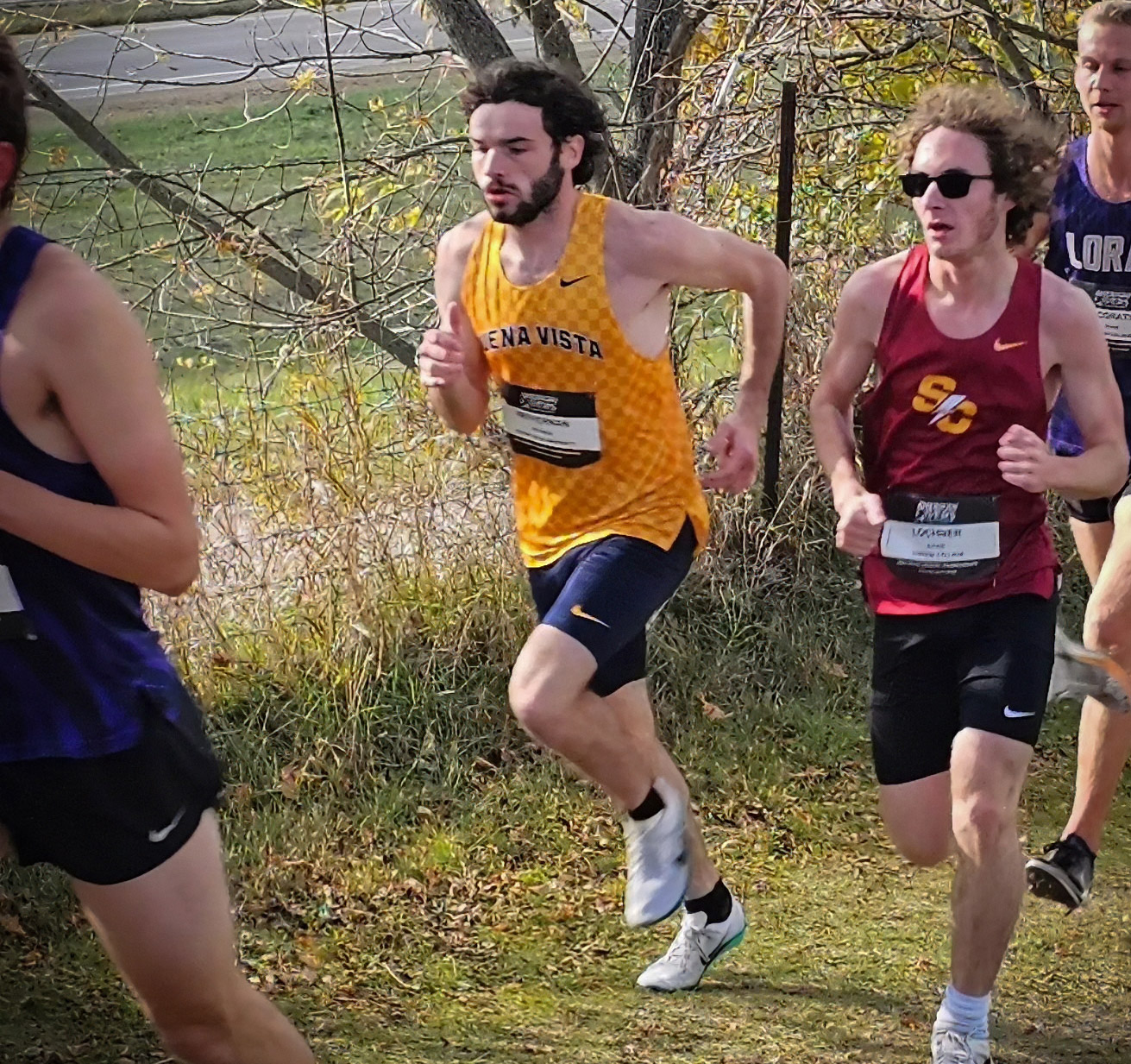 Pat Heffernan, BVU cross country at the American Rivers Conference championships