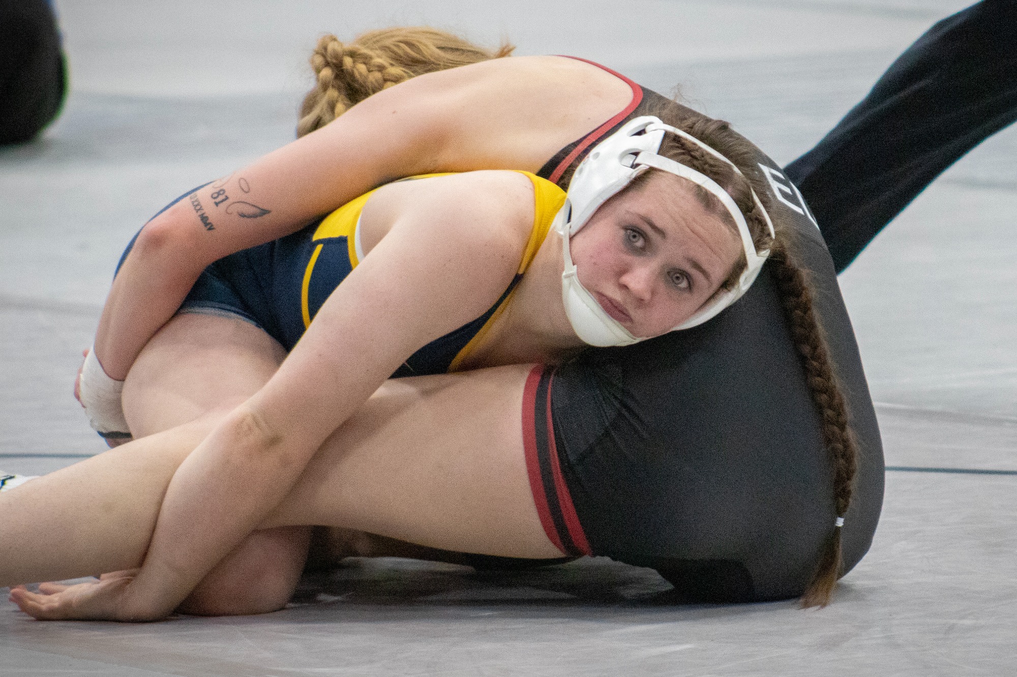 Savannah Freifeld, BVU women's wrestling at Luther Hill Open