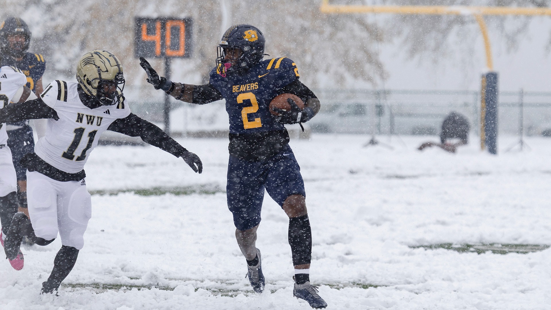 Adriel Fussell, BVU football vs. Nebraska Wesleyan