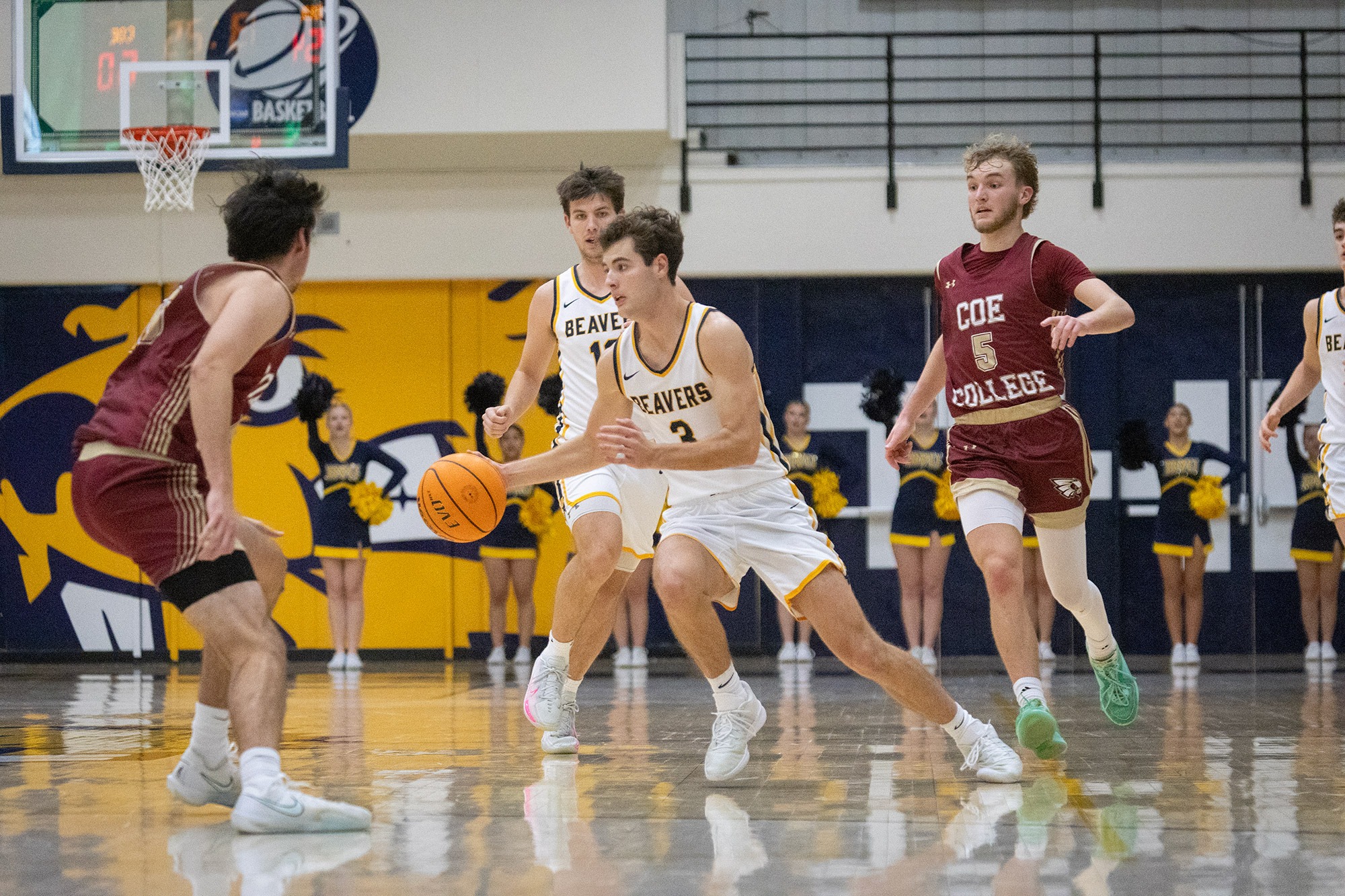 Jackson Jones, BVU men's basketball vs. Coe