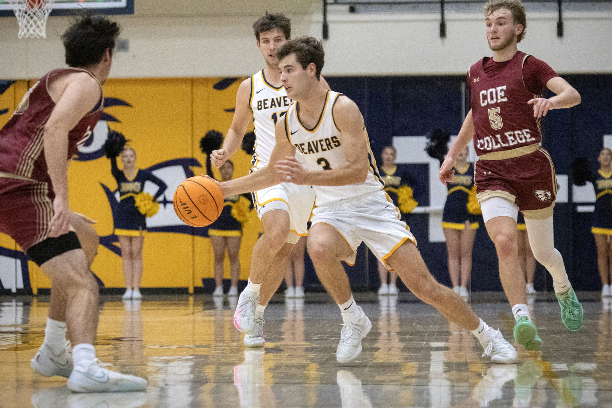 Jackson Jones, BVU men's basketball vs. Coe College