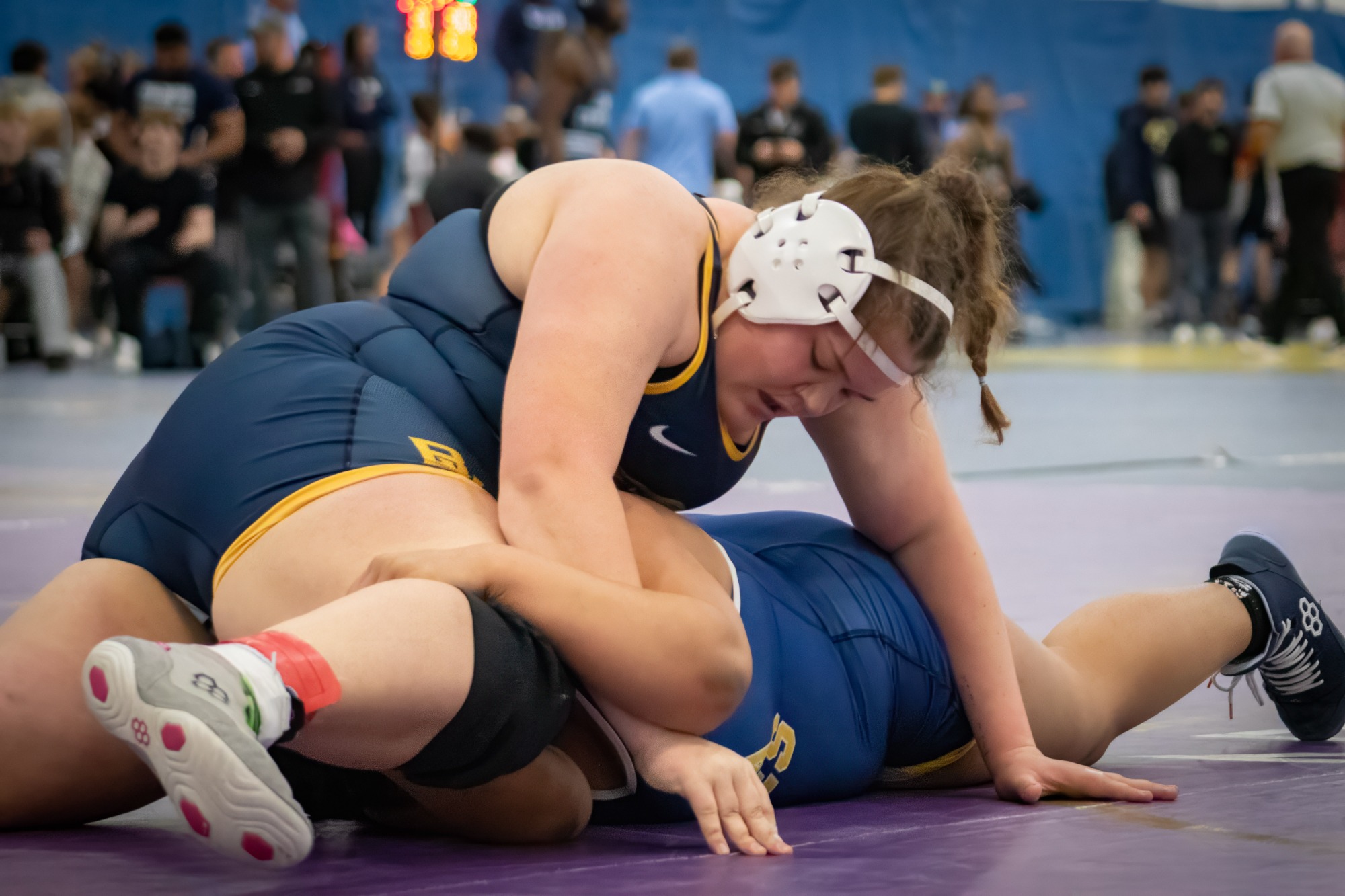 Alanna Peterson, women's wrestling hosts BVU open