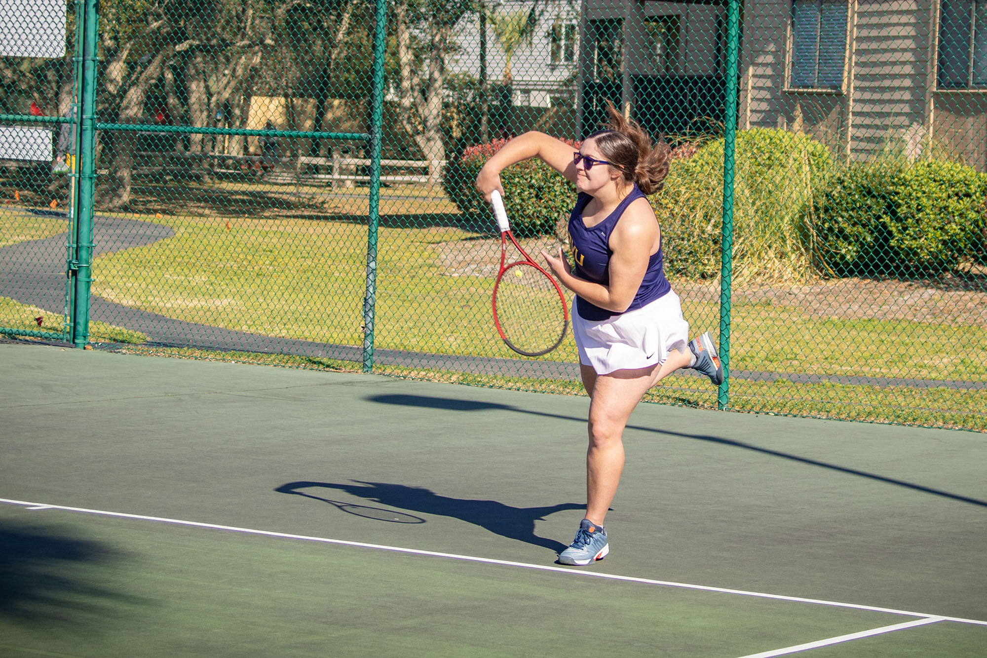 Hailey Meseck, BVU women's tennis at Hilton Head, S.C.