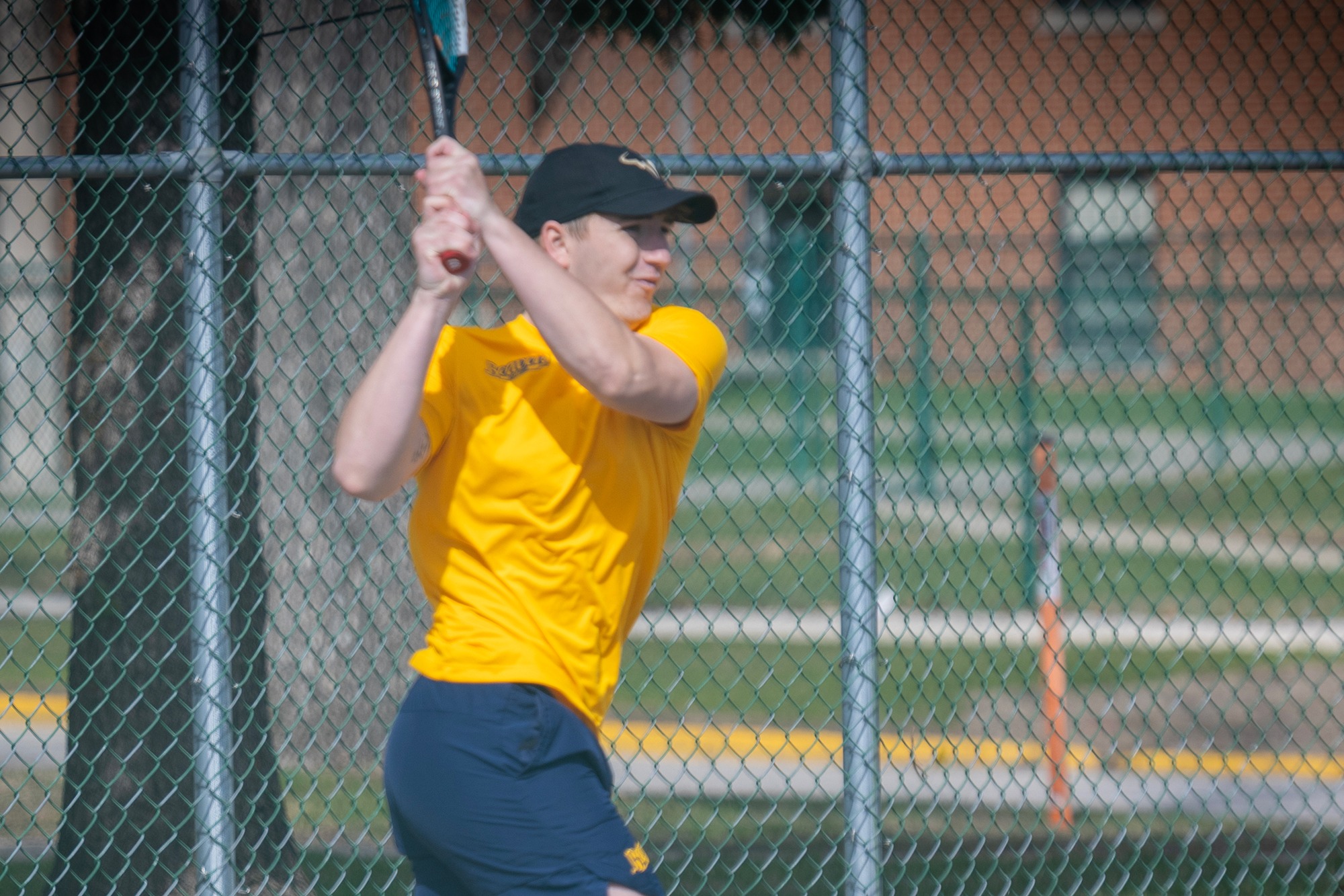 Ryan Webb. BVU men's tennis
