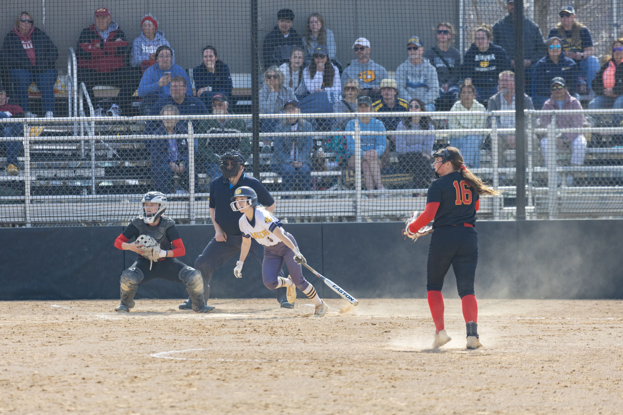 Paige Druskis, BVU softball vs. Simpson College
