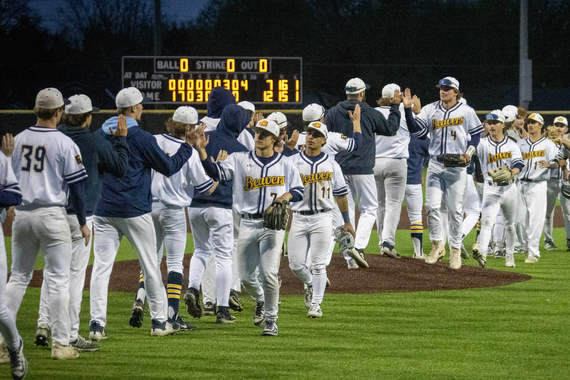 Postgame, BVU baseball vs. Coe College