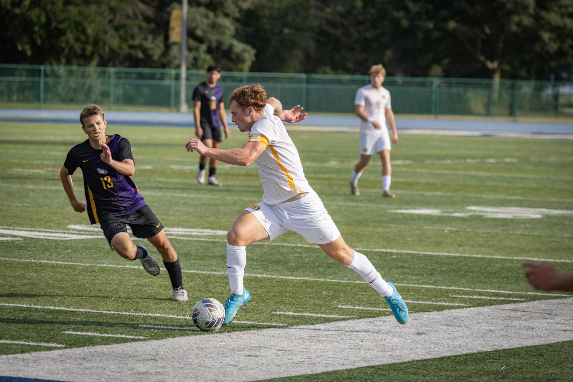 Kendall Bickford, BVU men's soccer vs. Northwestern St. Paul
