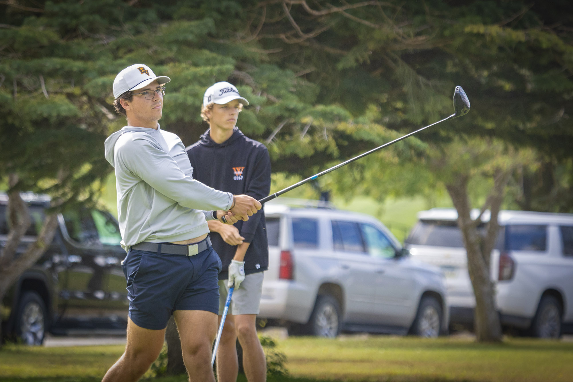 Kaleb Sander, men's golf at BVU Invite