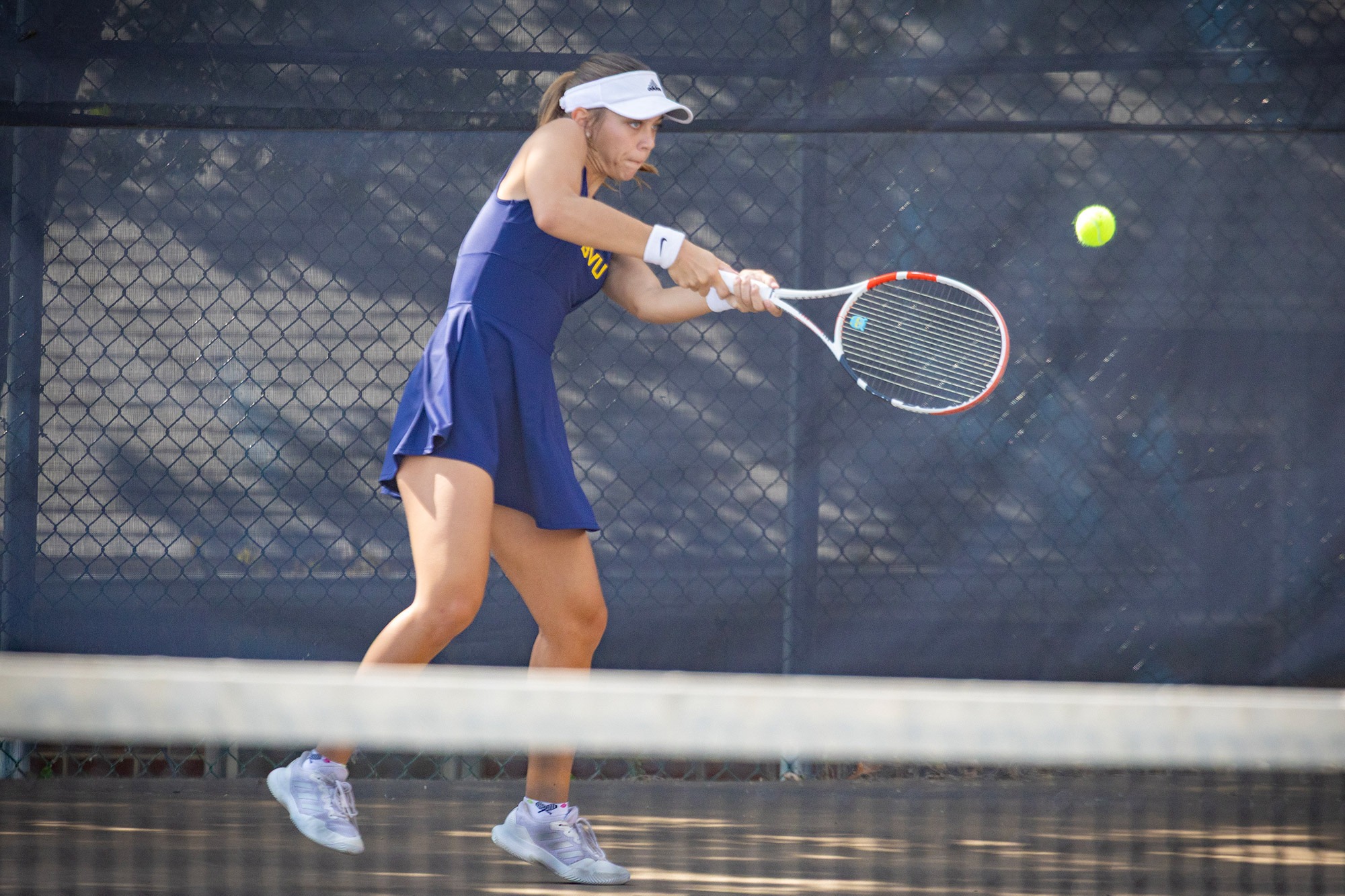 Hannah Higgins, BVU women's tennis vs. Northwestern College