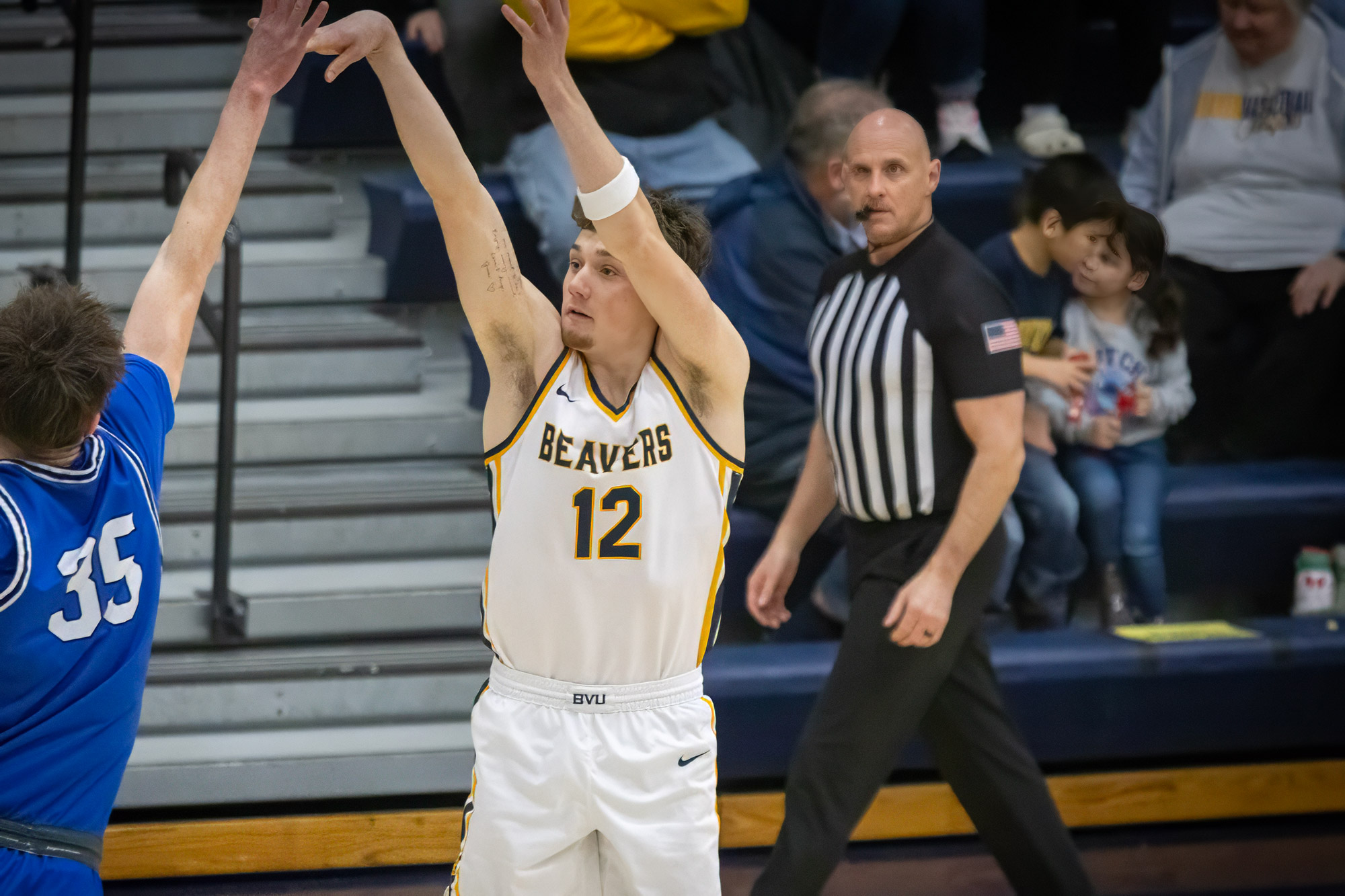 Adam Bryte, BVU men's basketball vs. Luther