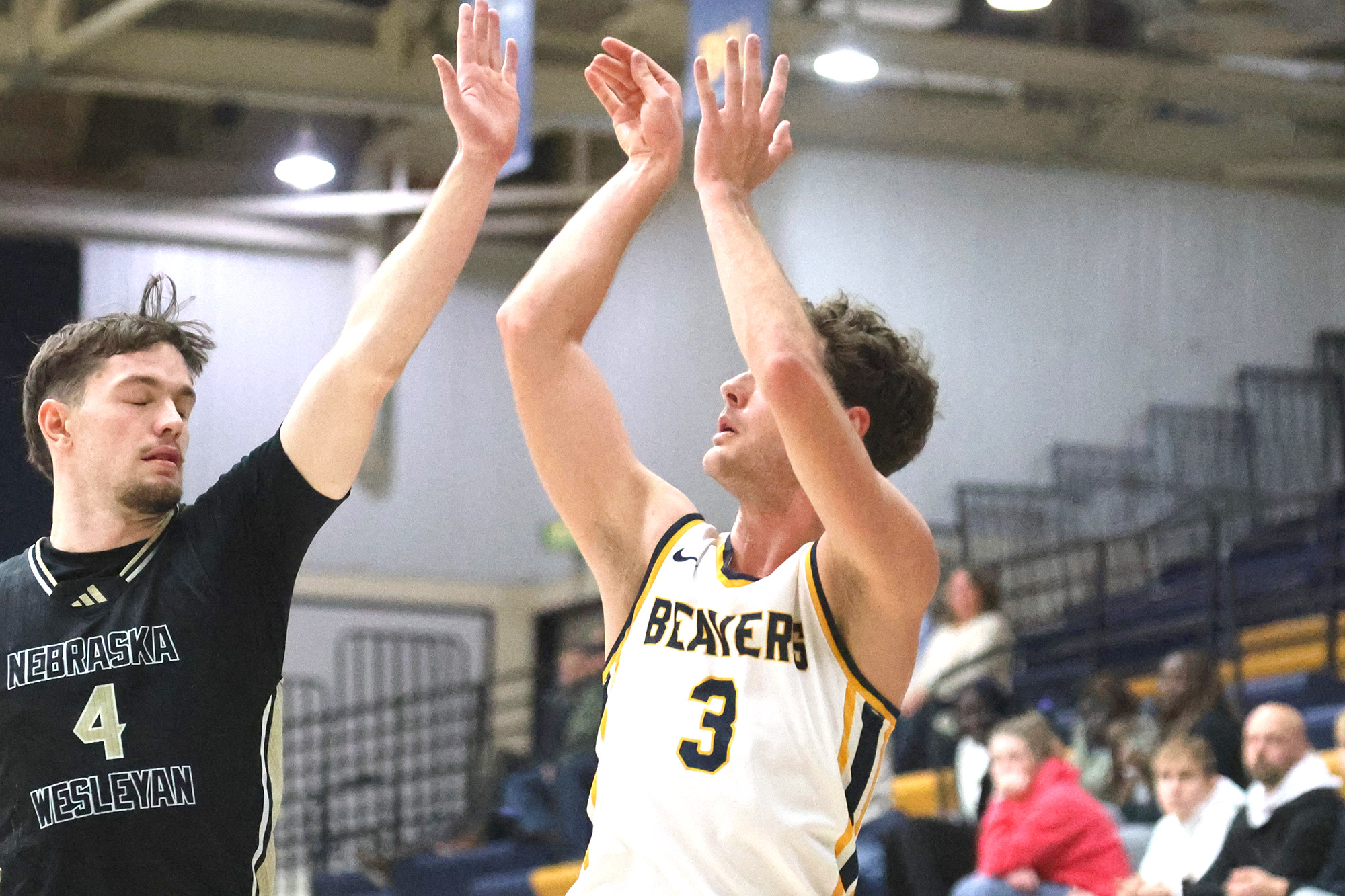 Jackon Jones, BVU men's basketball vs. Neb. Wesleyan