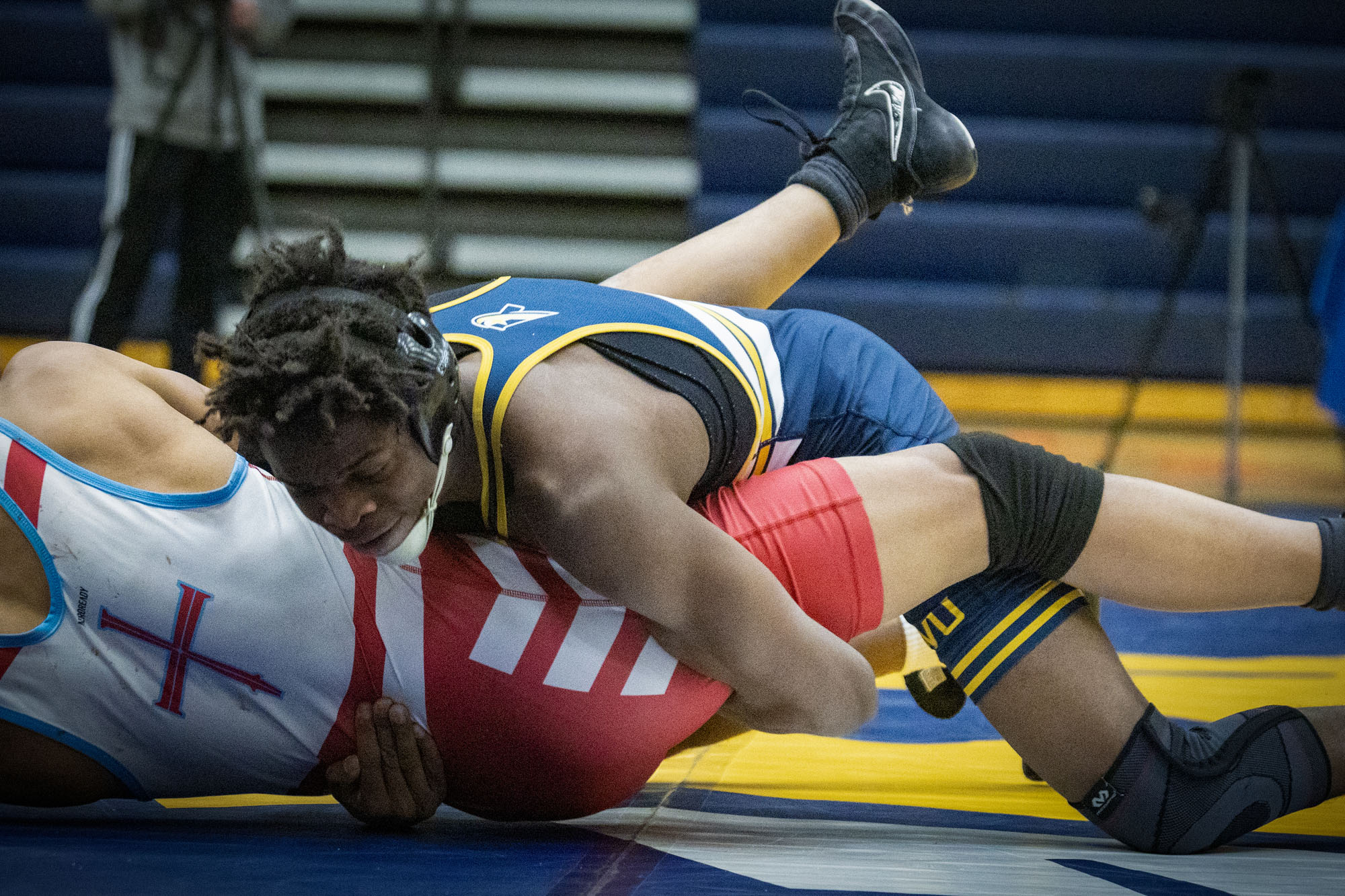 La'travion Agu, BVU men's wrestling vs. Saint John's