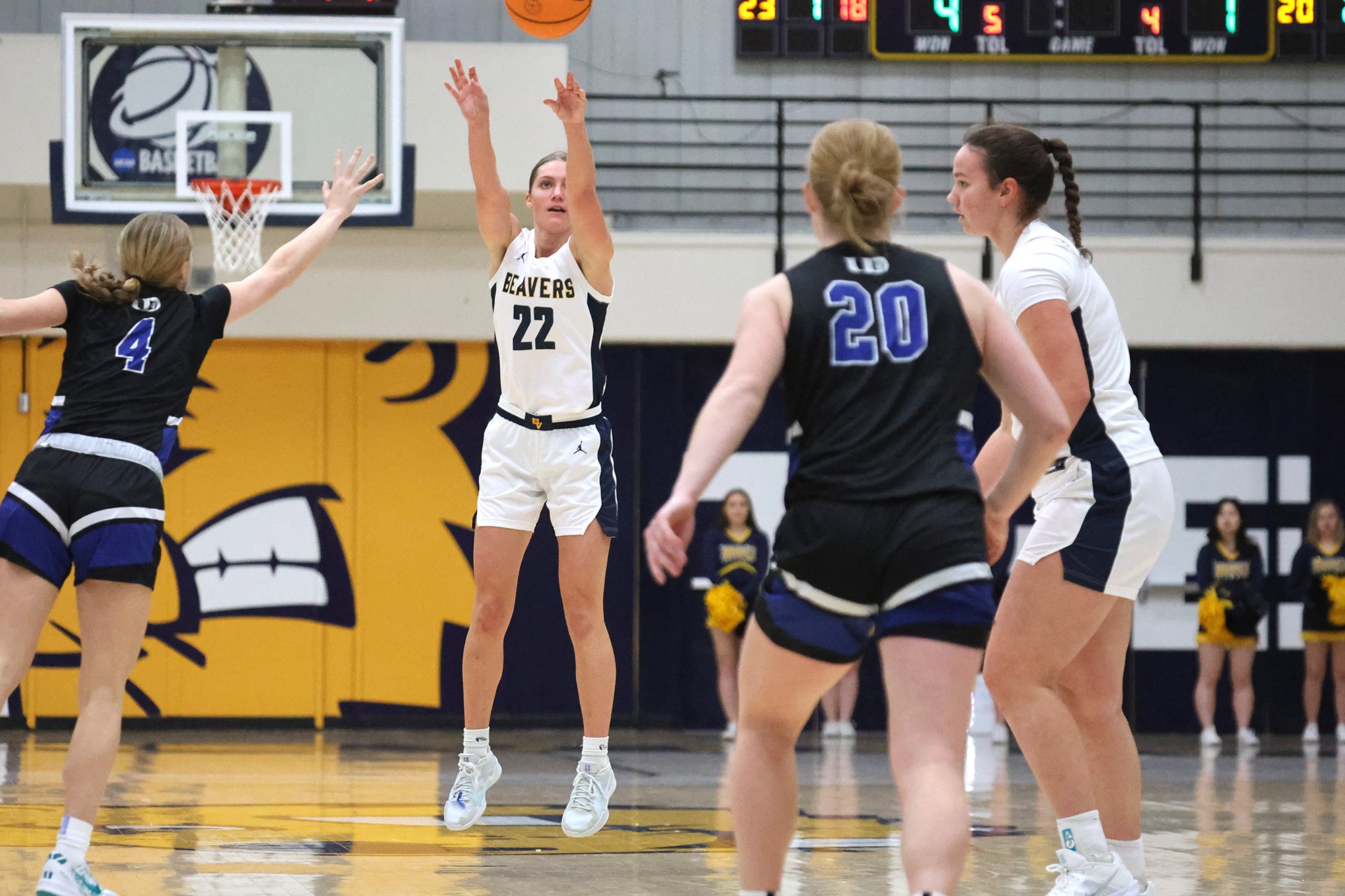 Bradi Krager, BVU women's basketball vs. Dubuque