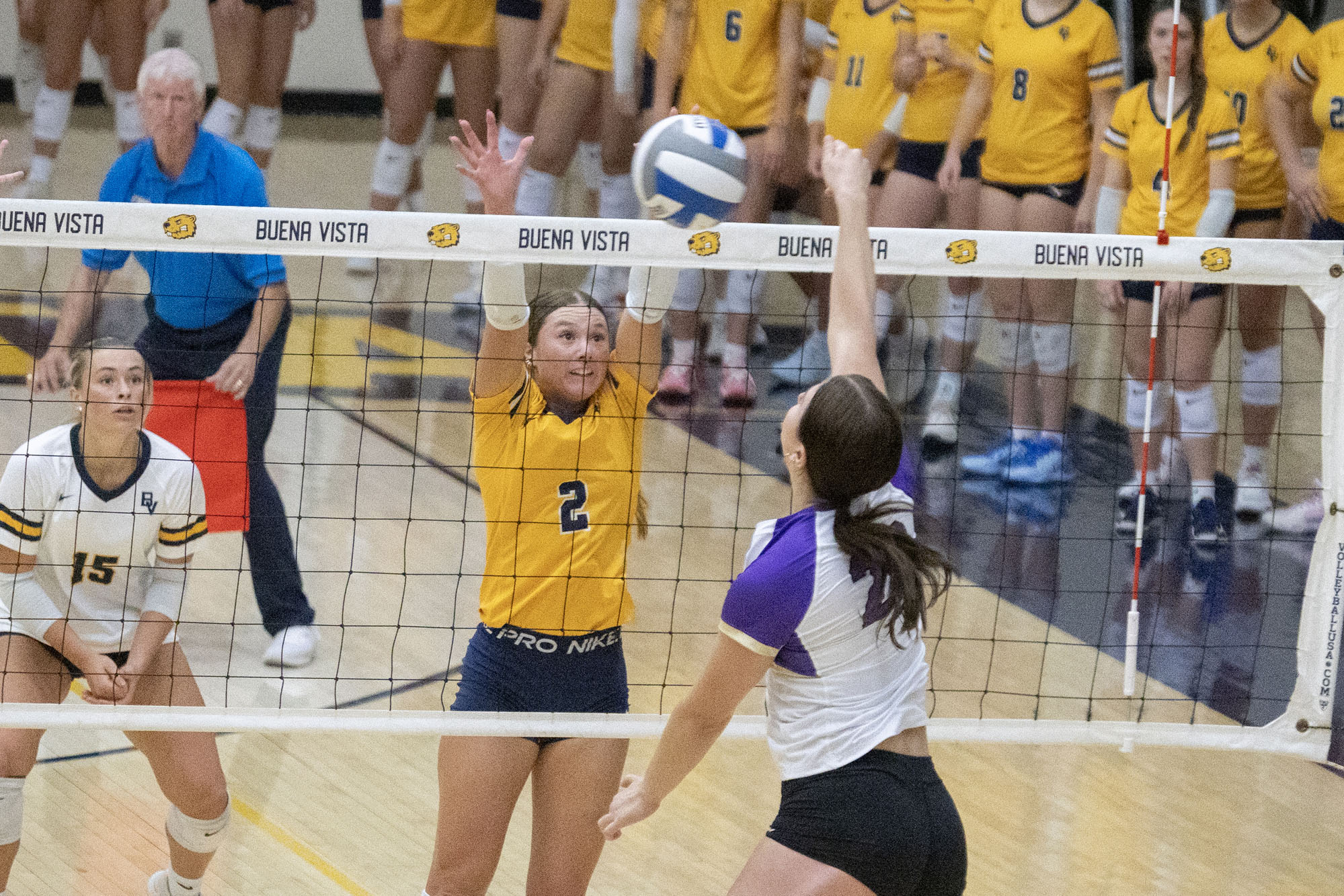 Nora Konz, BVU volleyball vs. Loras
