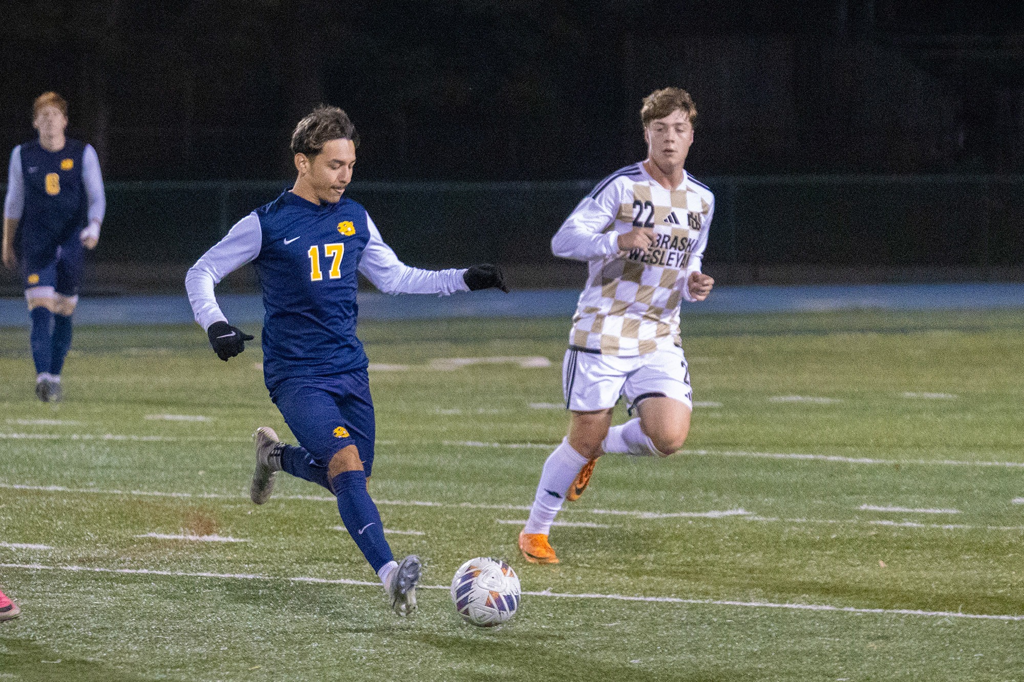 Brett Moreno, BVU men's soccer vs. Nebraska Wesleyan