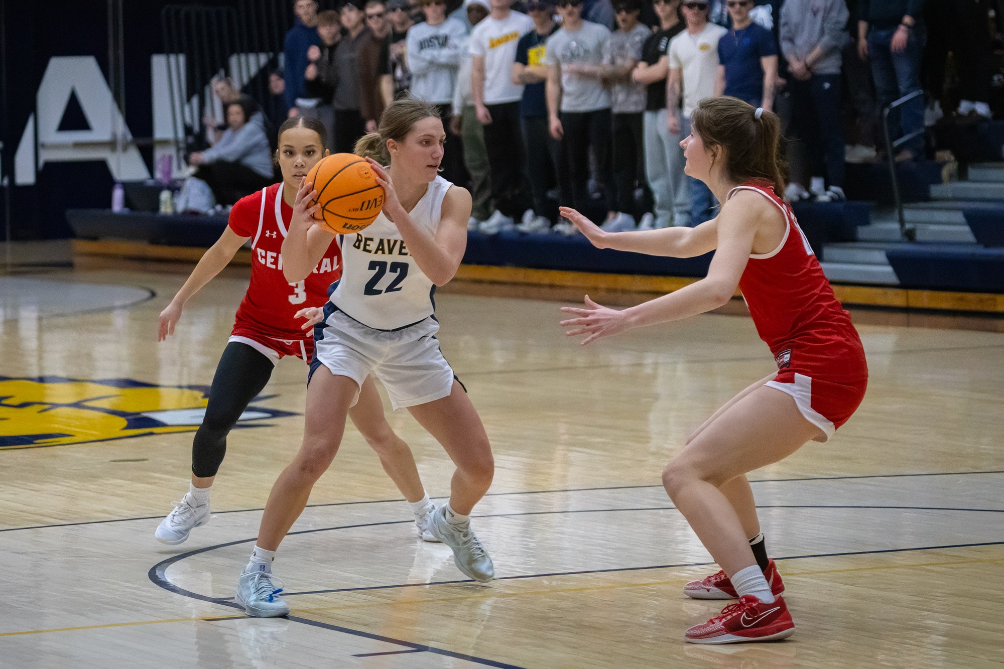Bradi Krager, BVU women's basketball vs. Central