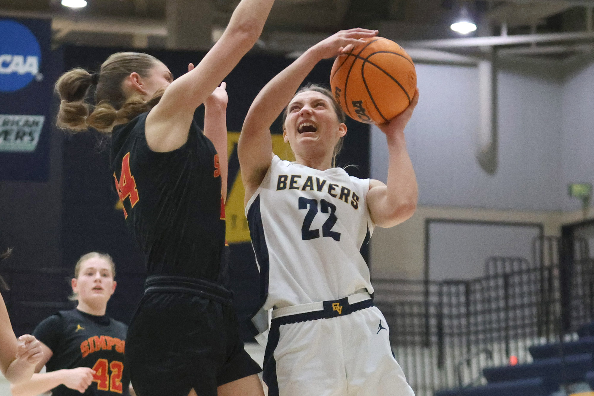 Bradi Krager, BVU women's basketball vs. Simpson