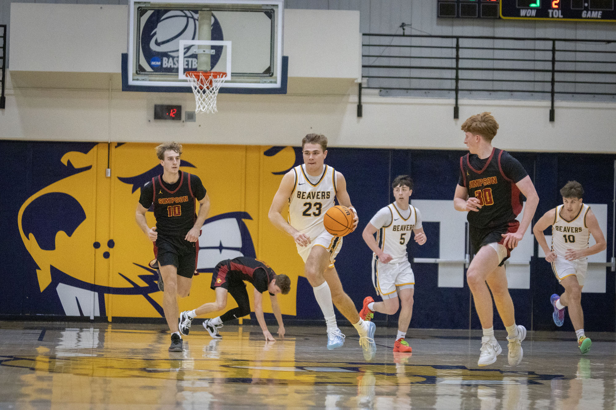 Kyle Sternberg, BVU men's basketball vs. Simpson
