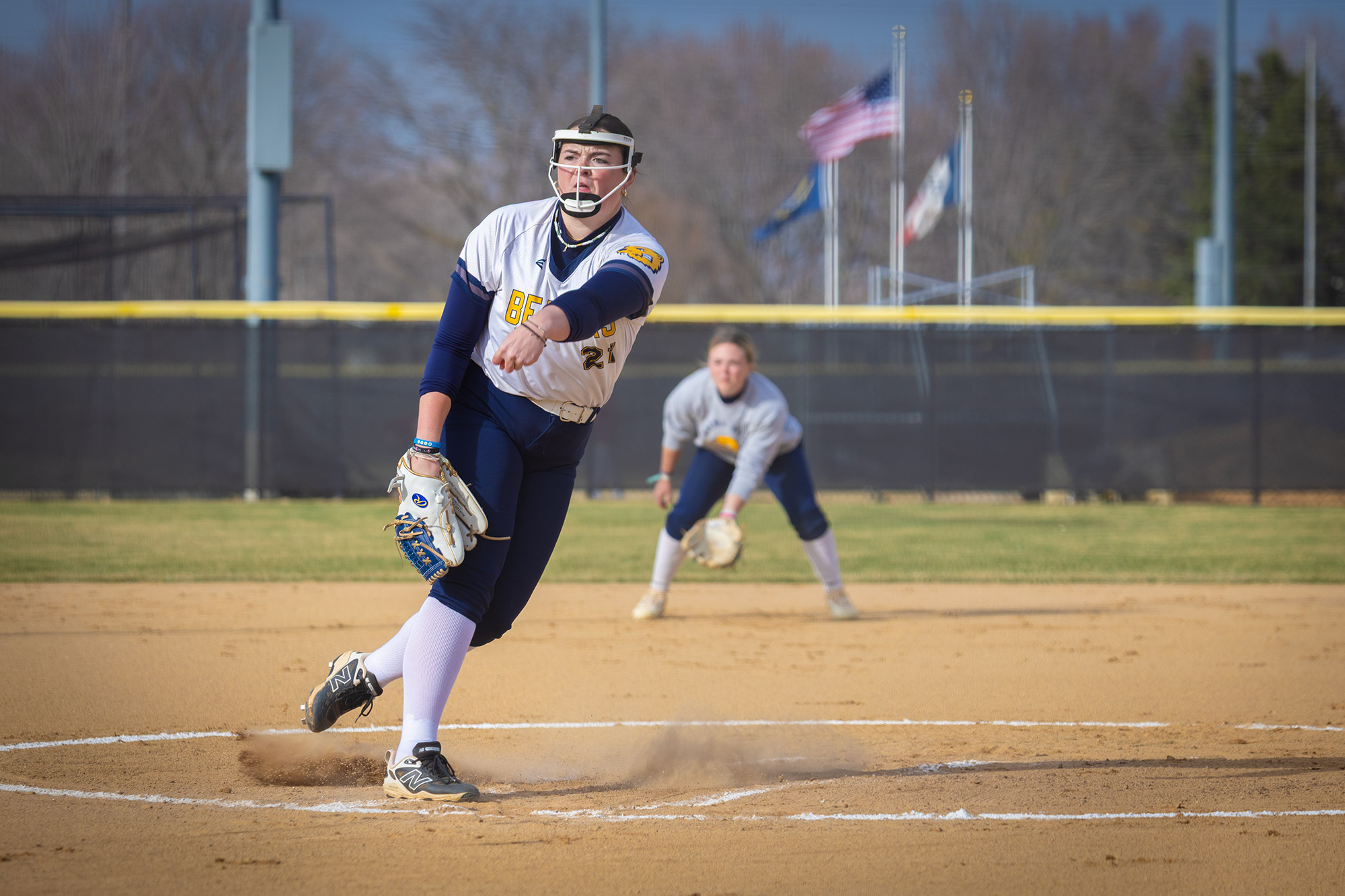 Ella Brown, BVU softball vs. Mount Marty